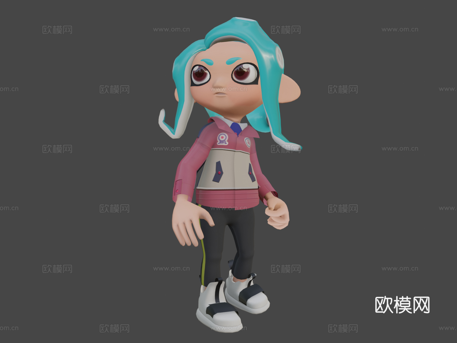 章鱼人su模型下载（渲染图6）