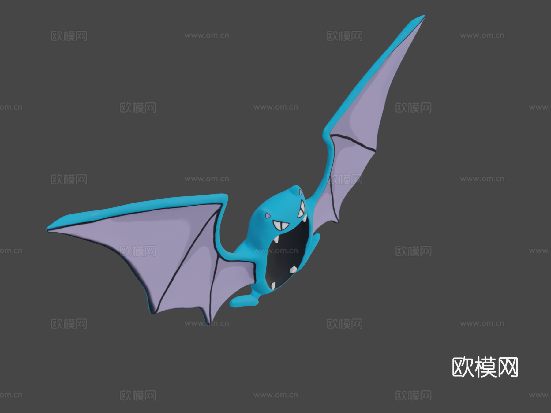 宝可梦大嘴蝠su模型