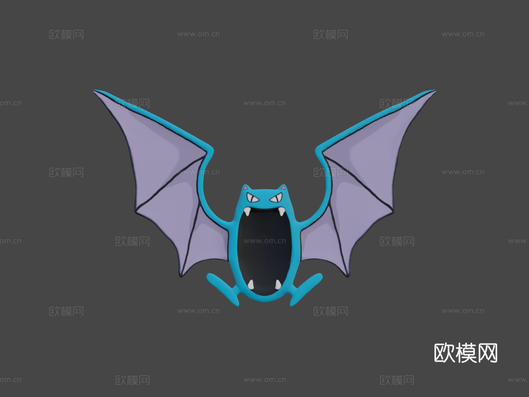 宝可梦大嘴蝠su模型