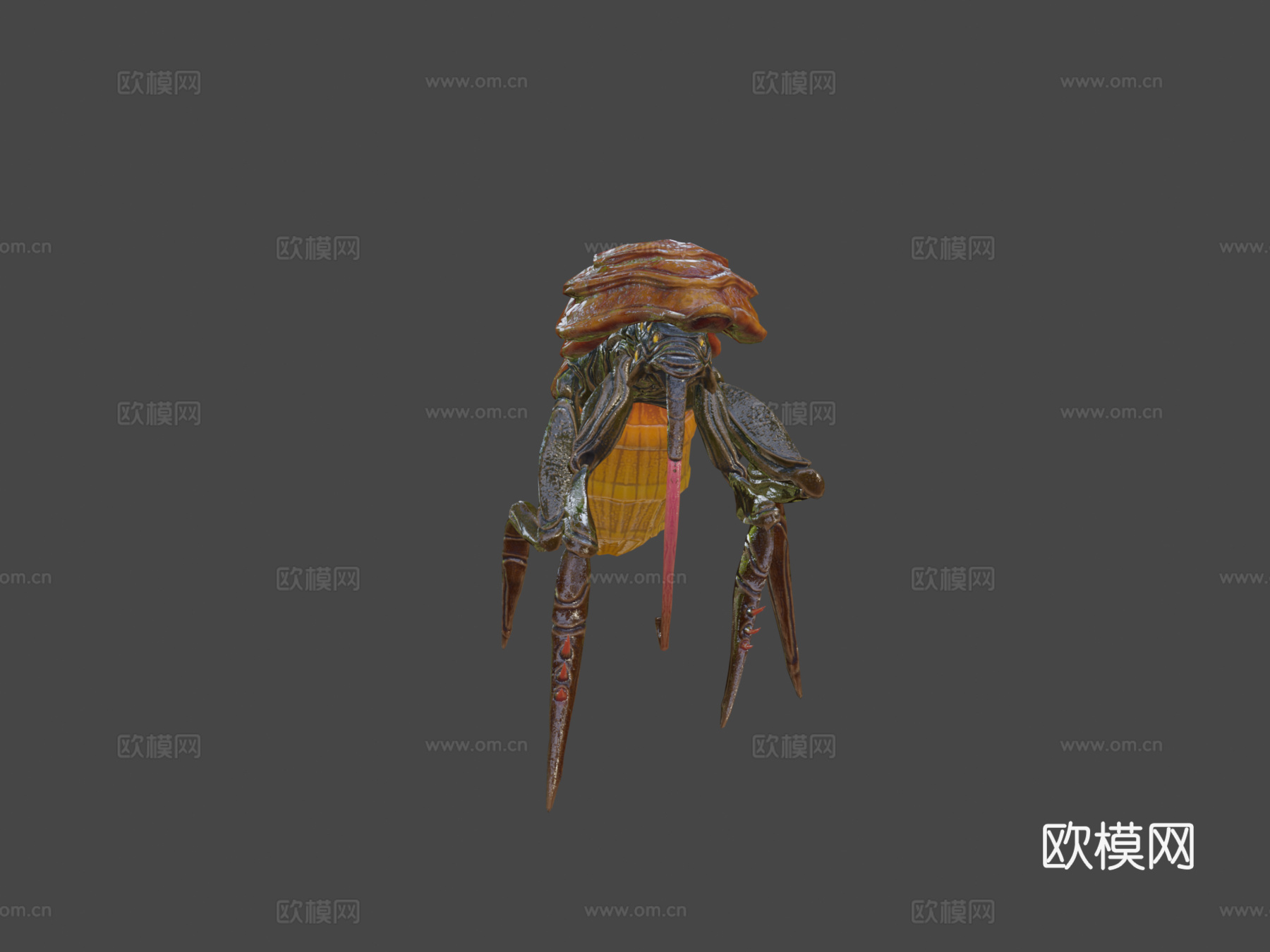 外星生物su模型下载（渲染图5）