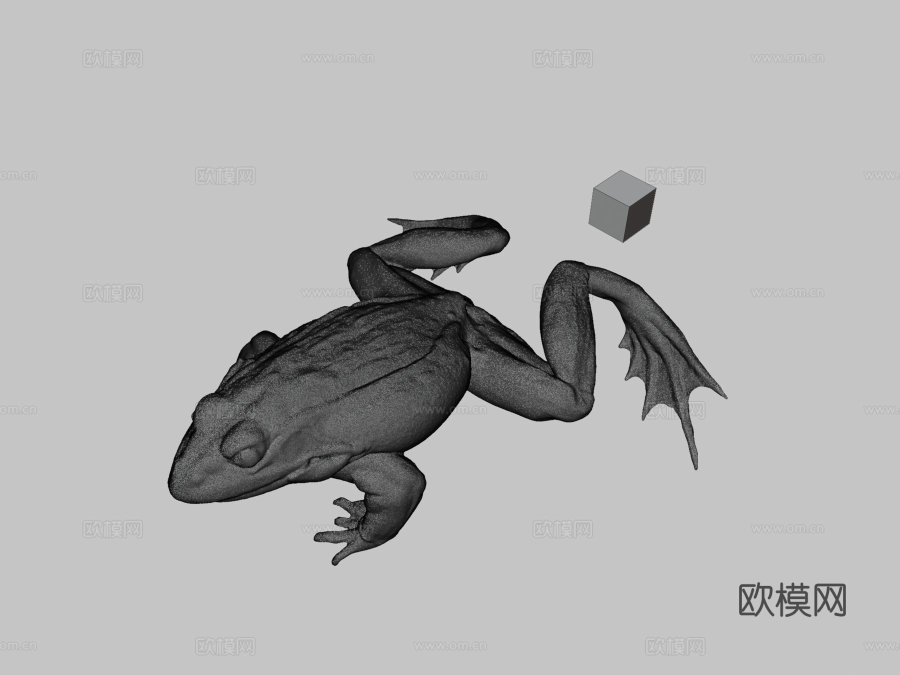 CC0黑斑蛙su模型