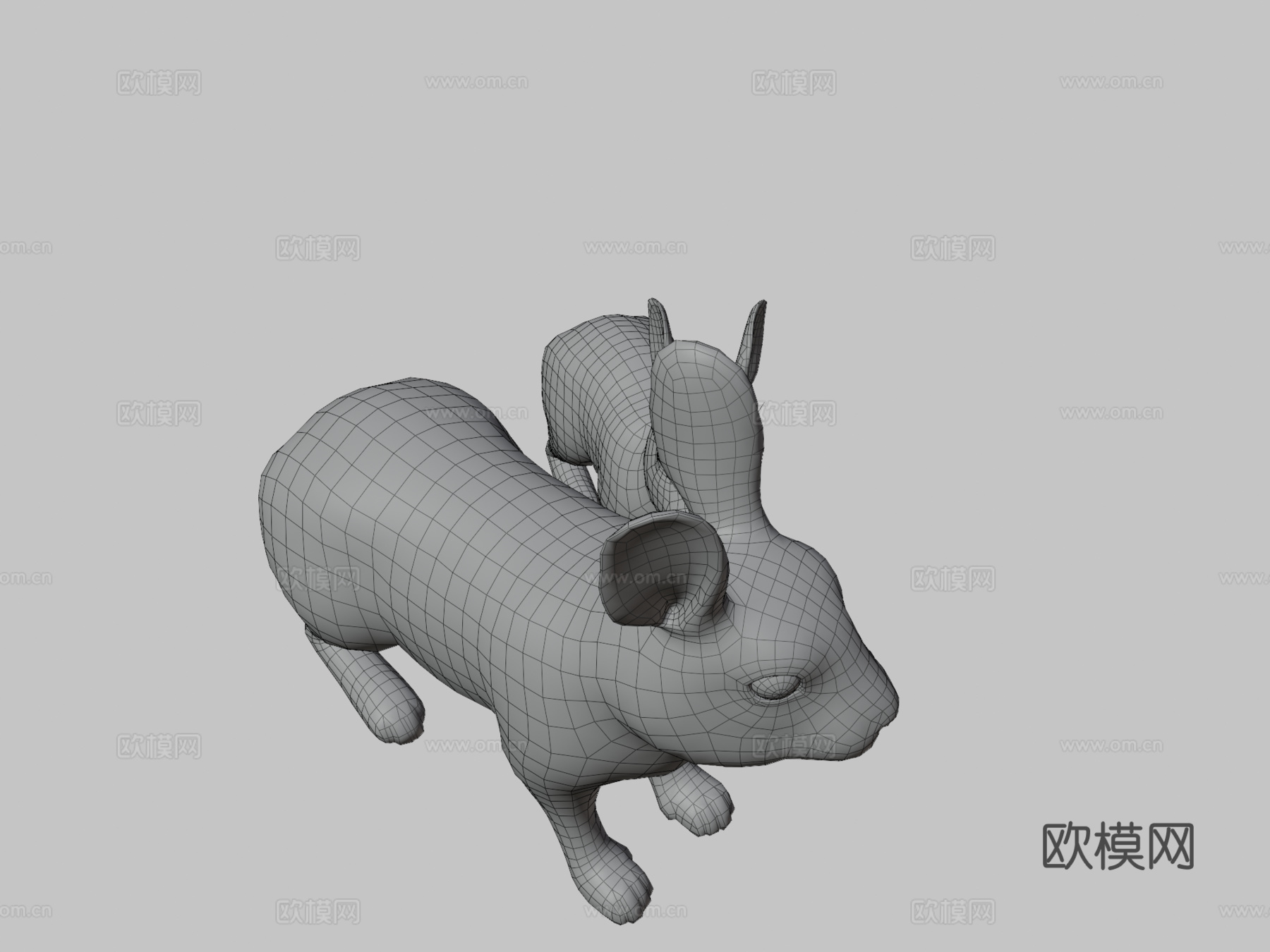 兔子家族su模型