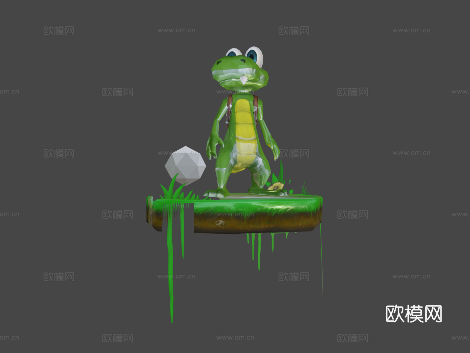 鳄鱼su模型下载（渲染图5）