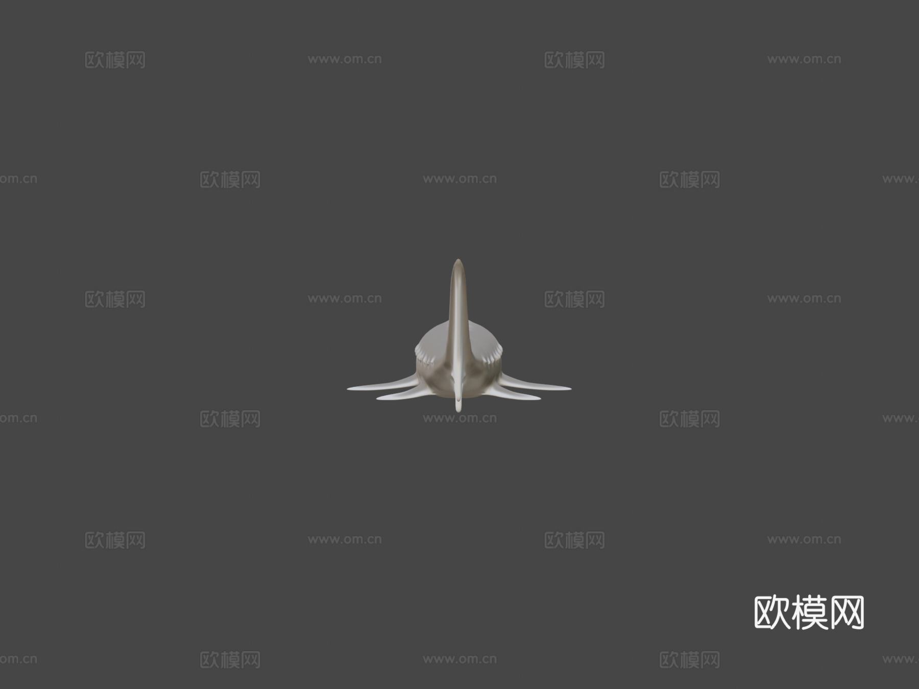 鲟鱼船su模型下载（渲染图5）