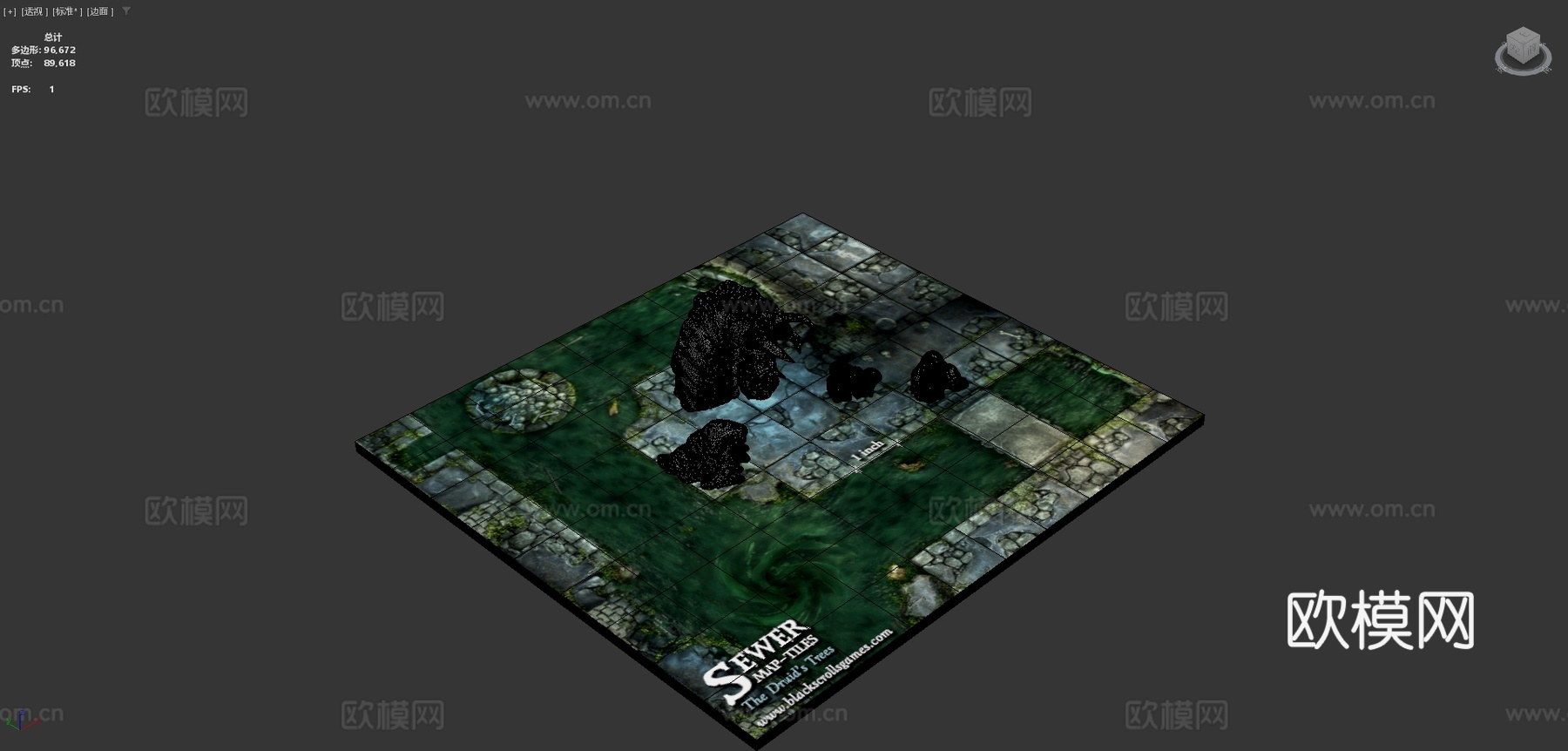 打印下水道怪物水蛭su模型