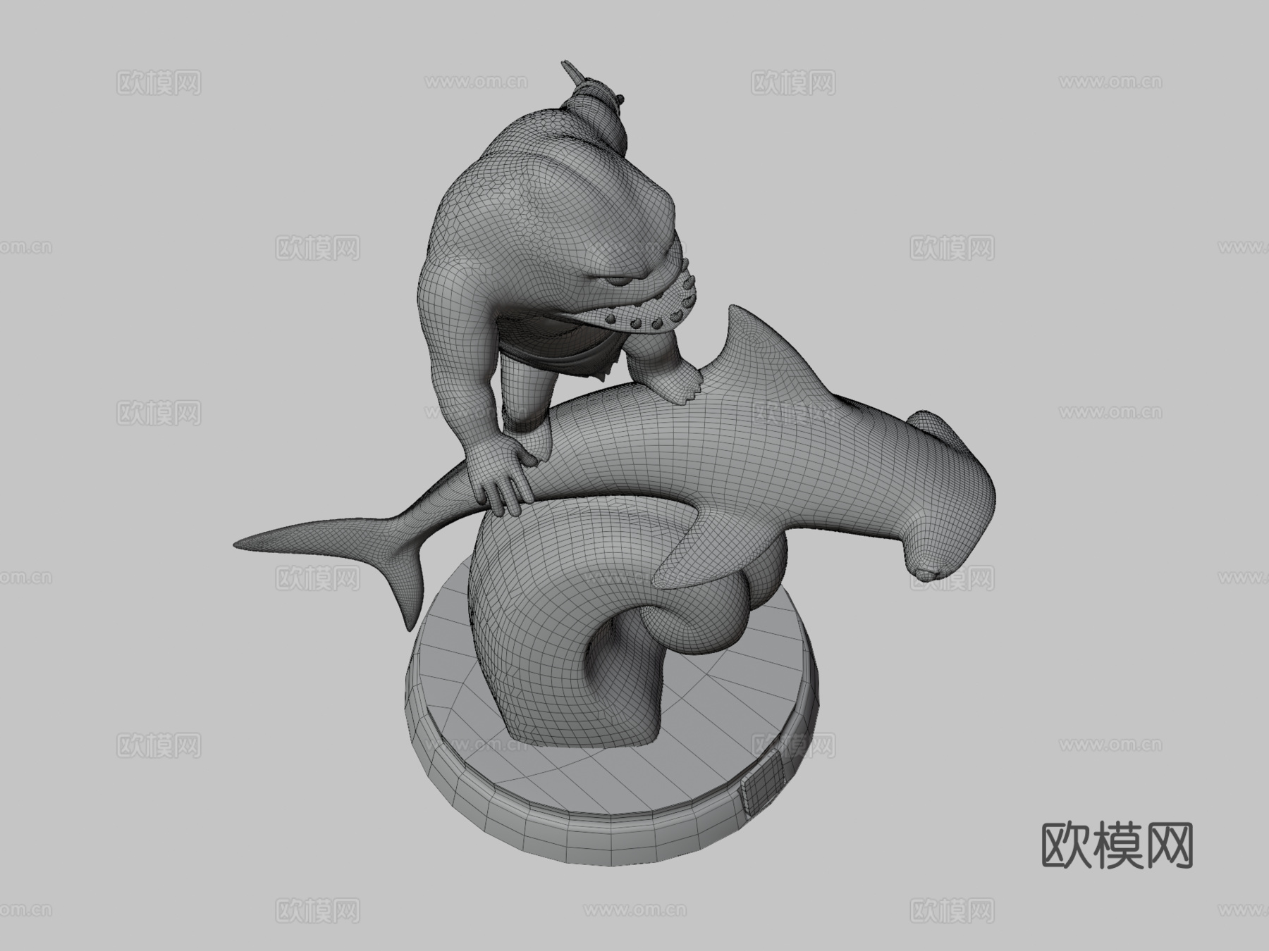 潮汐猎人刀塔2su模型下载（渲染图3）