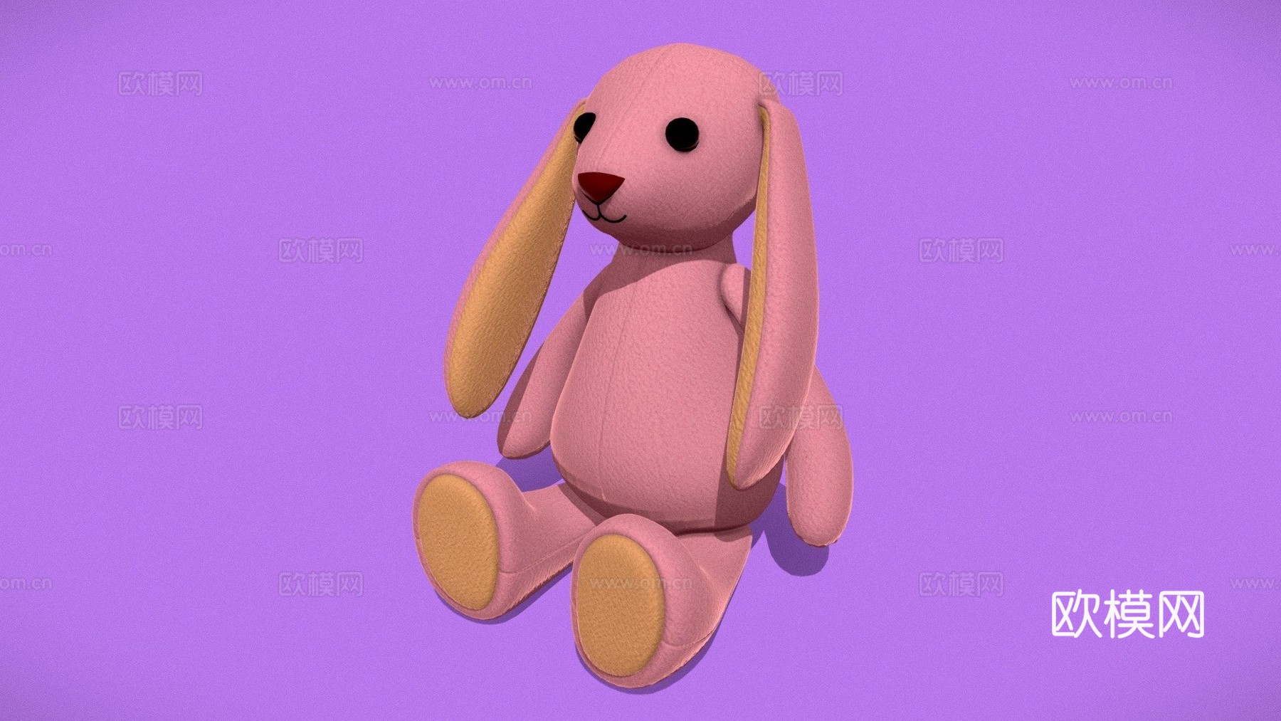 兔子玩偶su模型