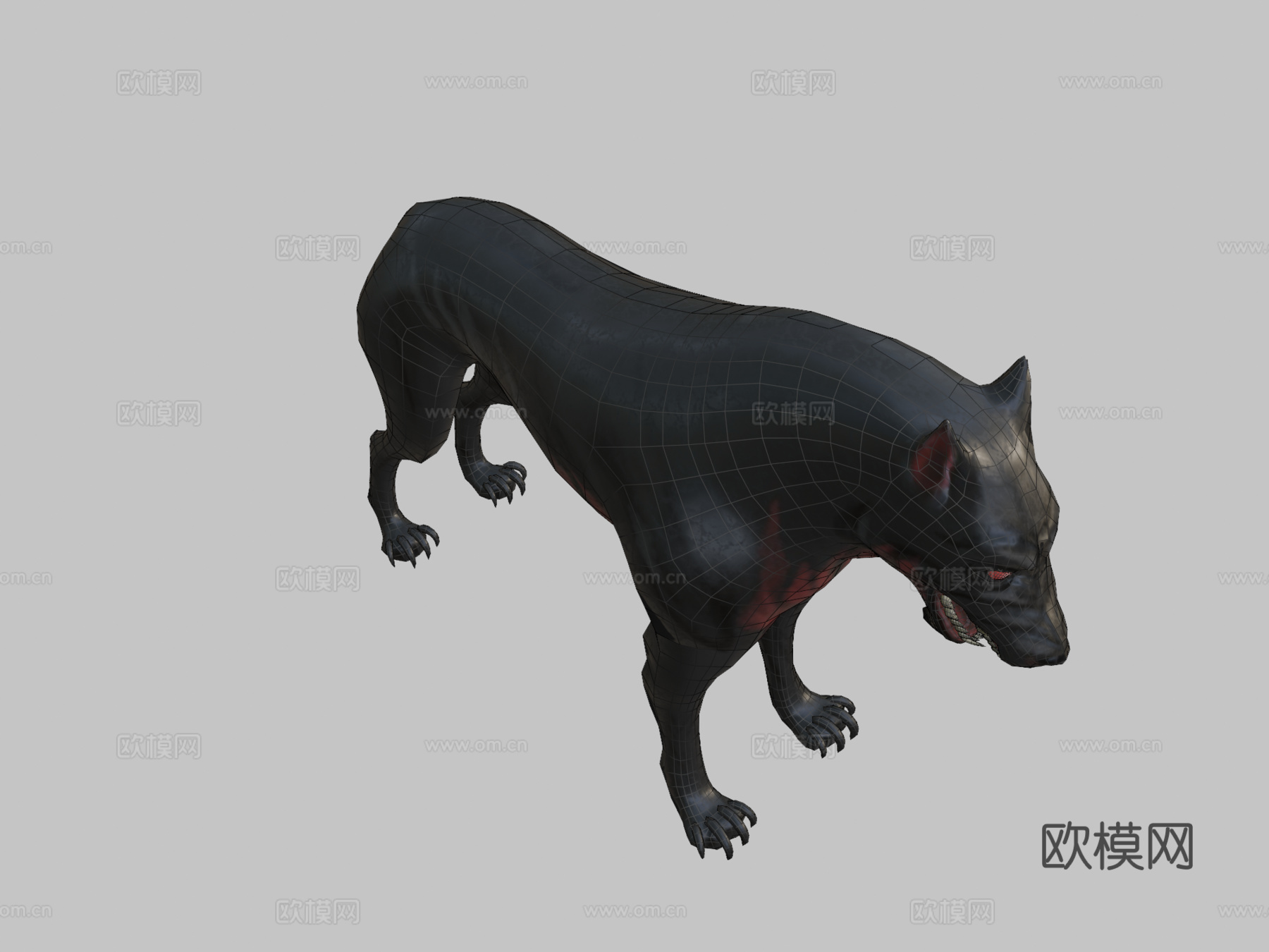 地狱犬su模型下载（渲染图2）