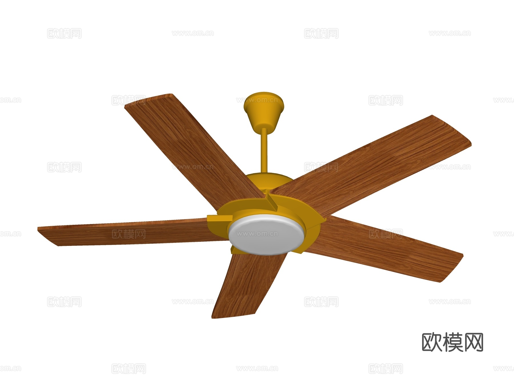 风扇 吊扇 风扇灯su模型下载（渲染图2）