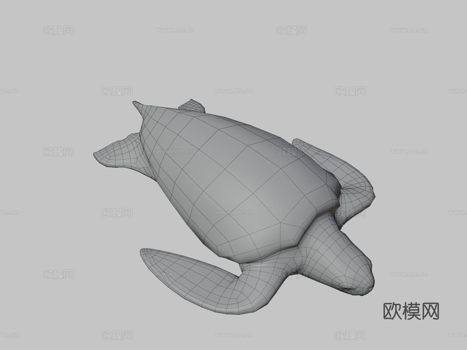 棱皮海龟su模型下载（渲染图3）