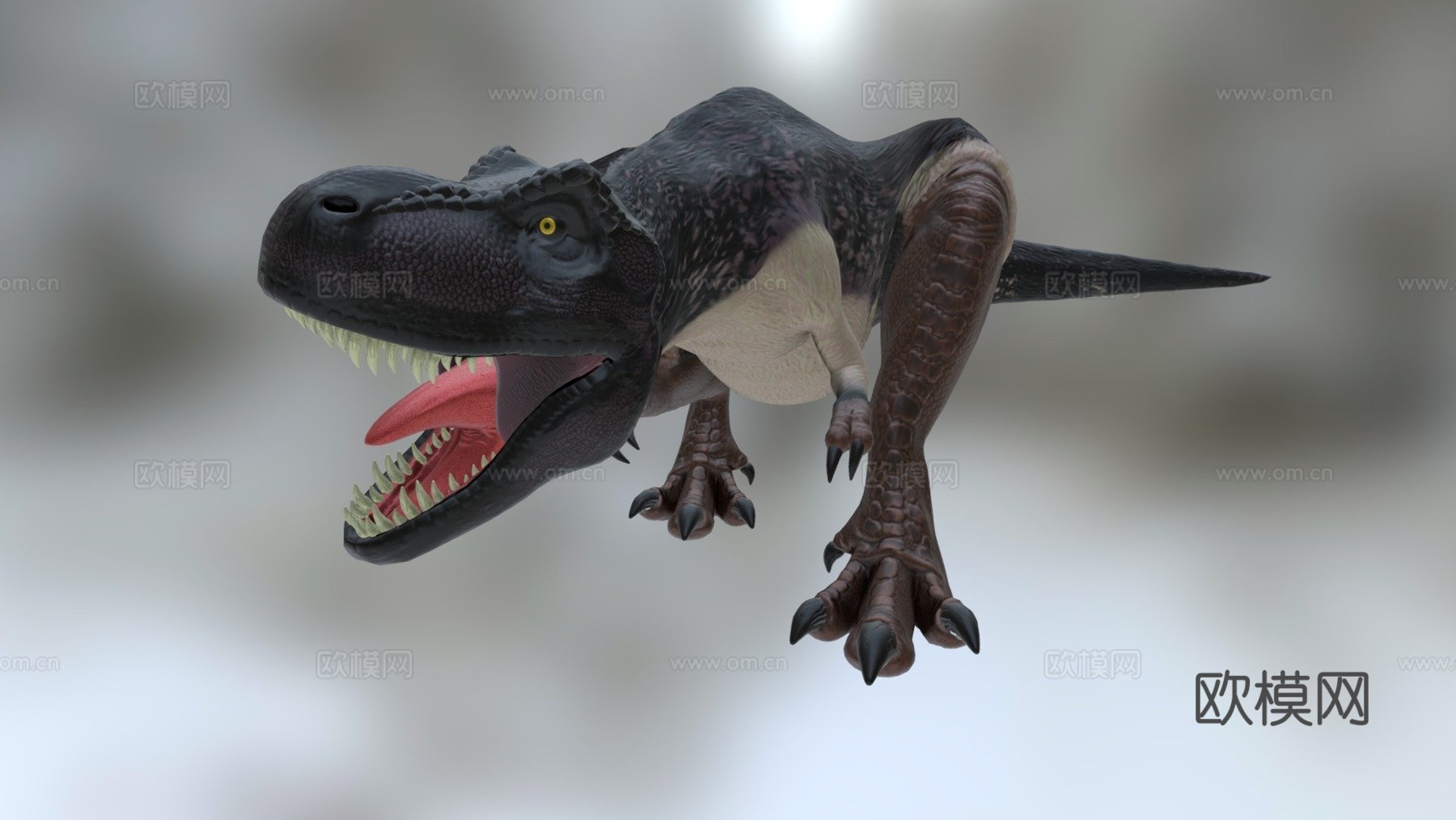 羽毛霸王龙su模型su模型