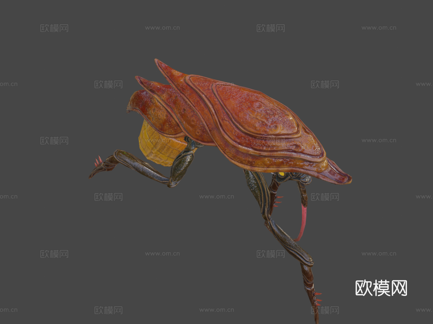 外星生物su模型下载（渲染图8）