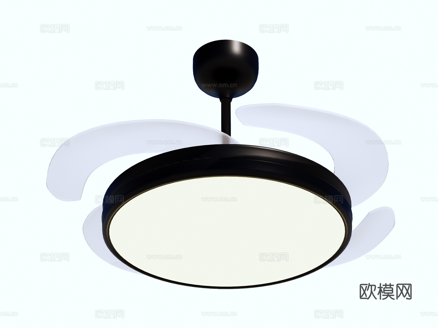 风扇 吊扇 风扇灯su模型下载（渲染图1）