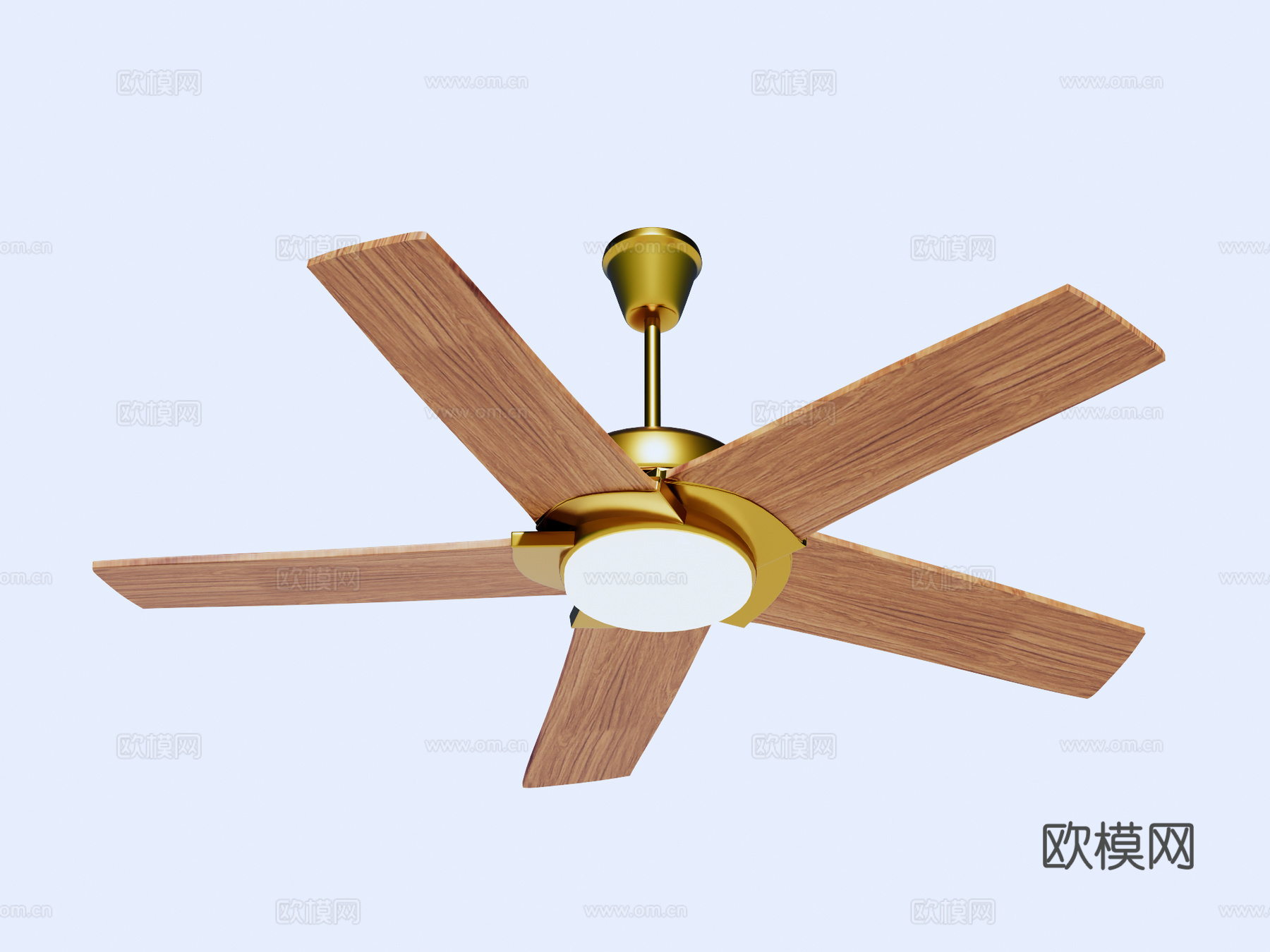 风扇 吊扇 风扇灯su模型下载（渲染图1）