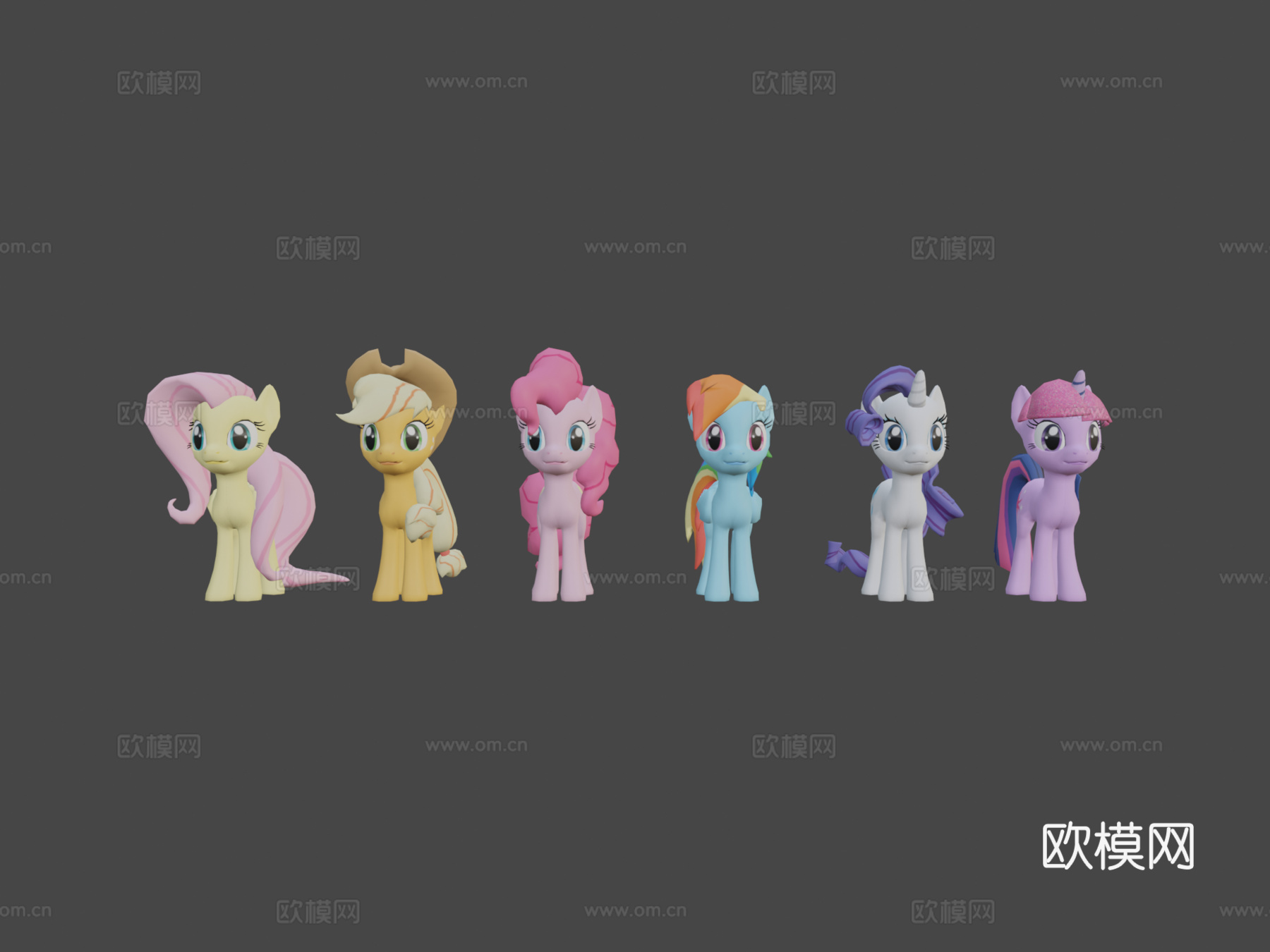 小马六号su模型下载（渲染图6）