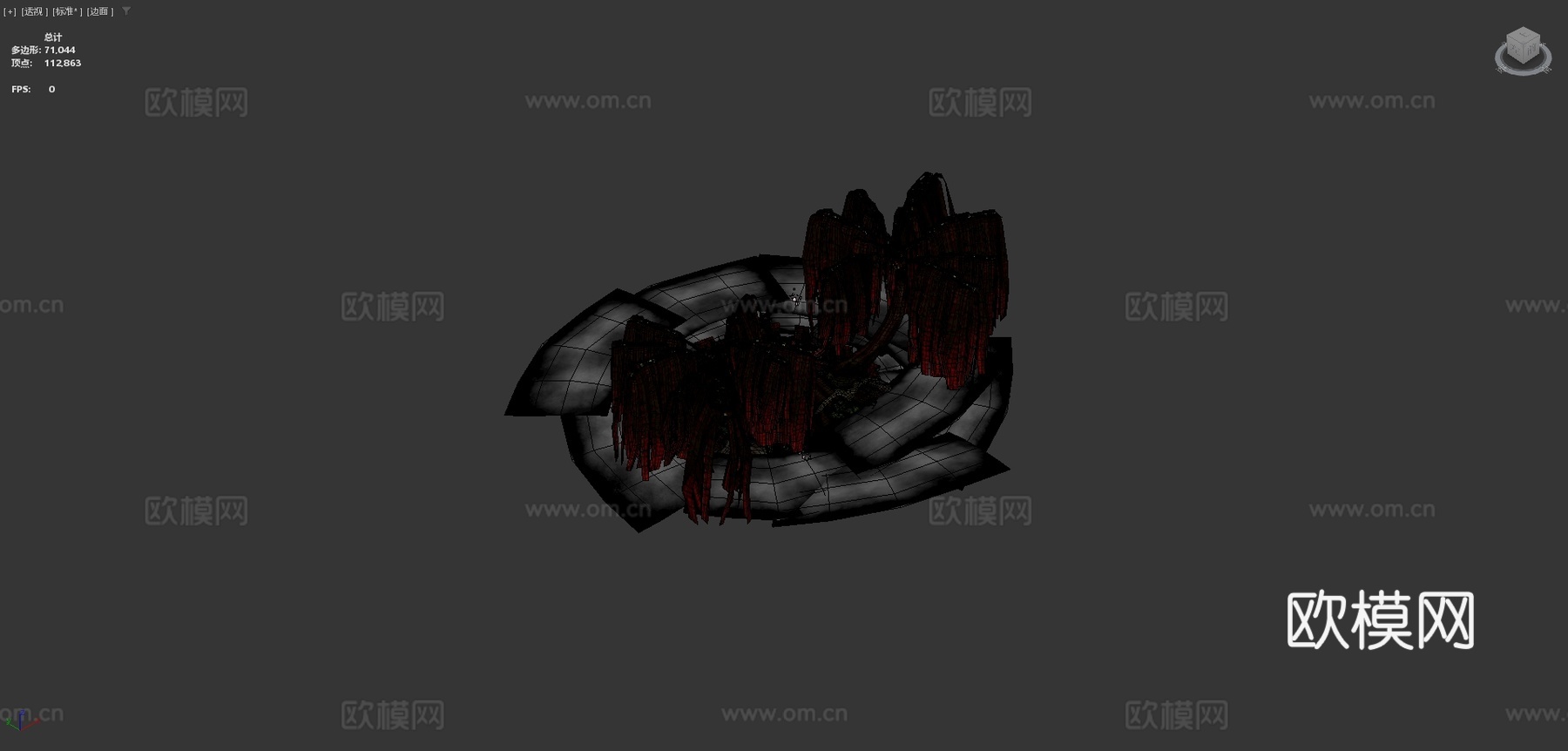 沼泽与蜥蜴su模型下载（渲染图4）