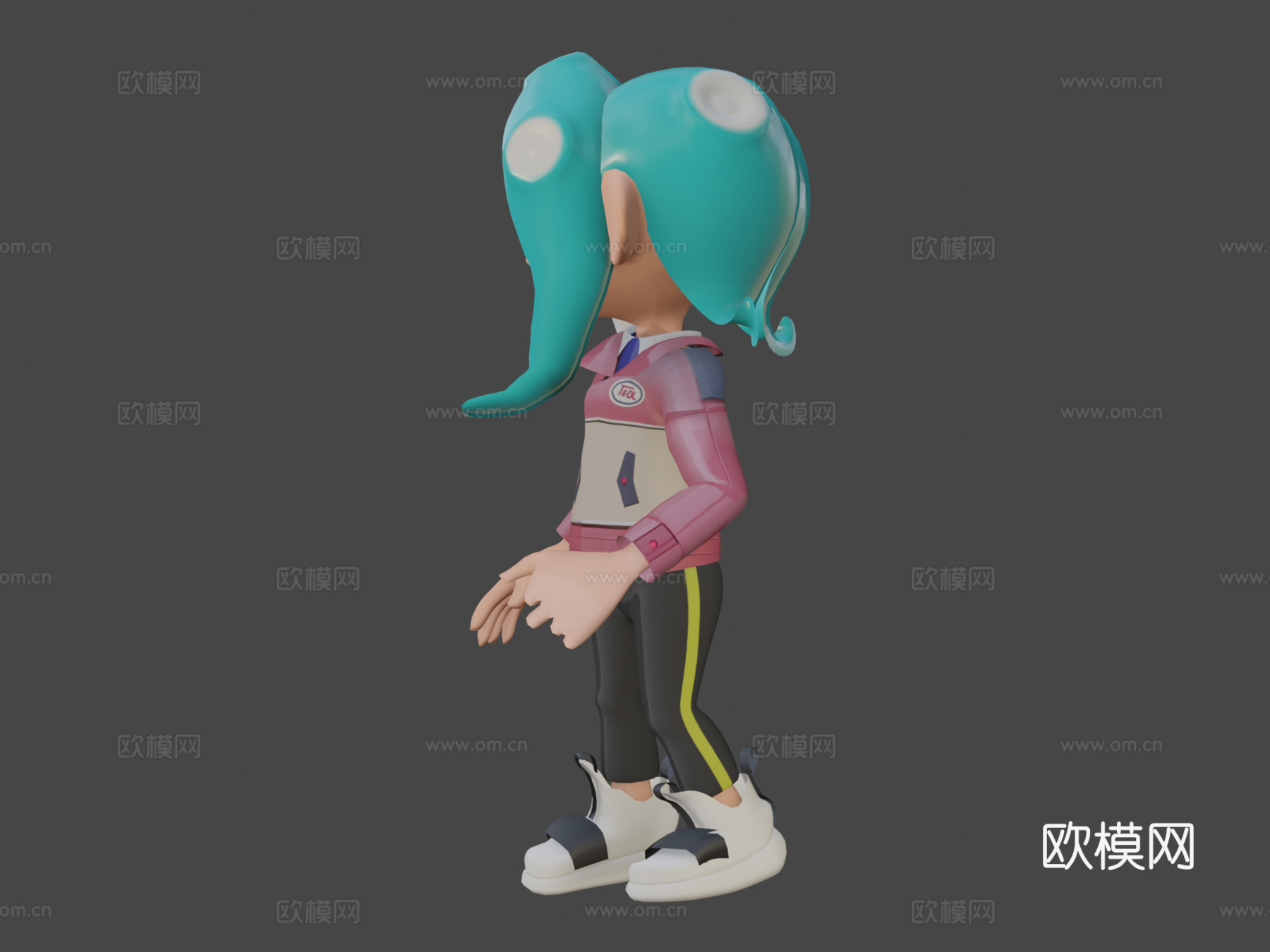 章鱼人su模型下载（渲染图7）