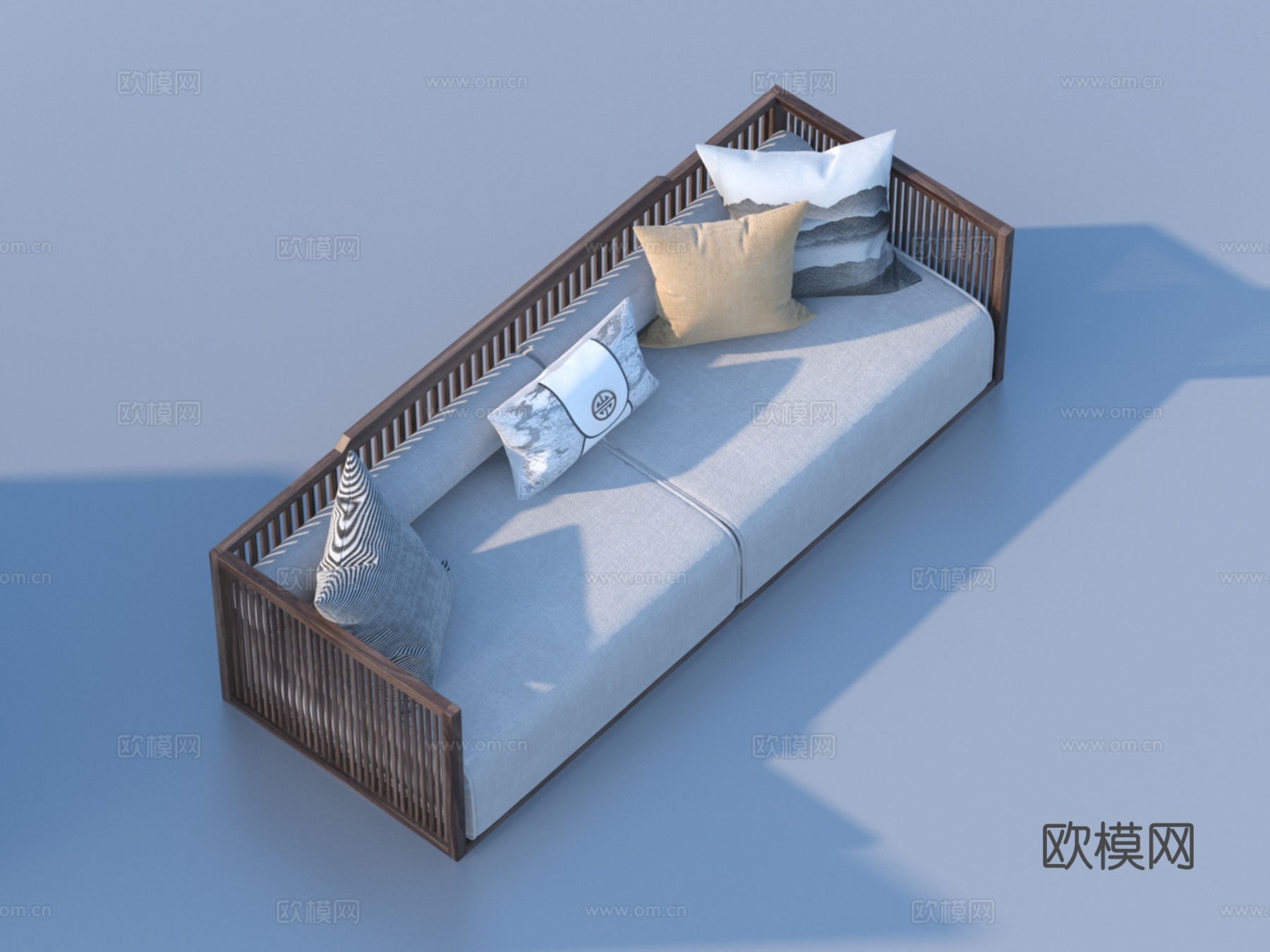 休闲沙发3d模型下载