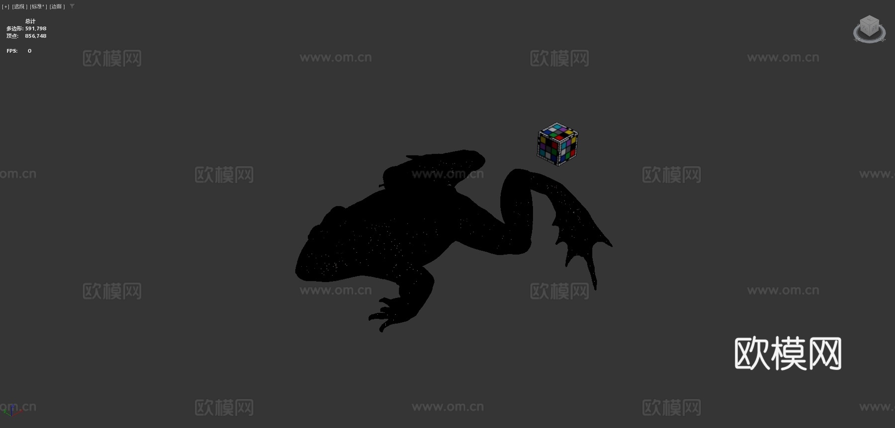 CC0黑斑蛙su模型