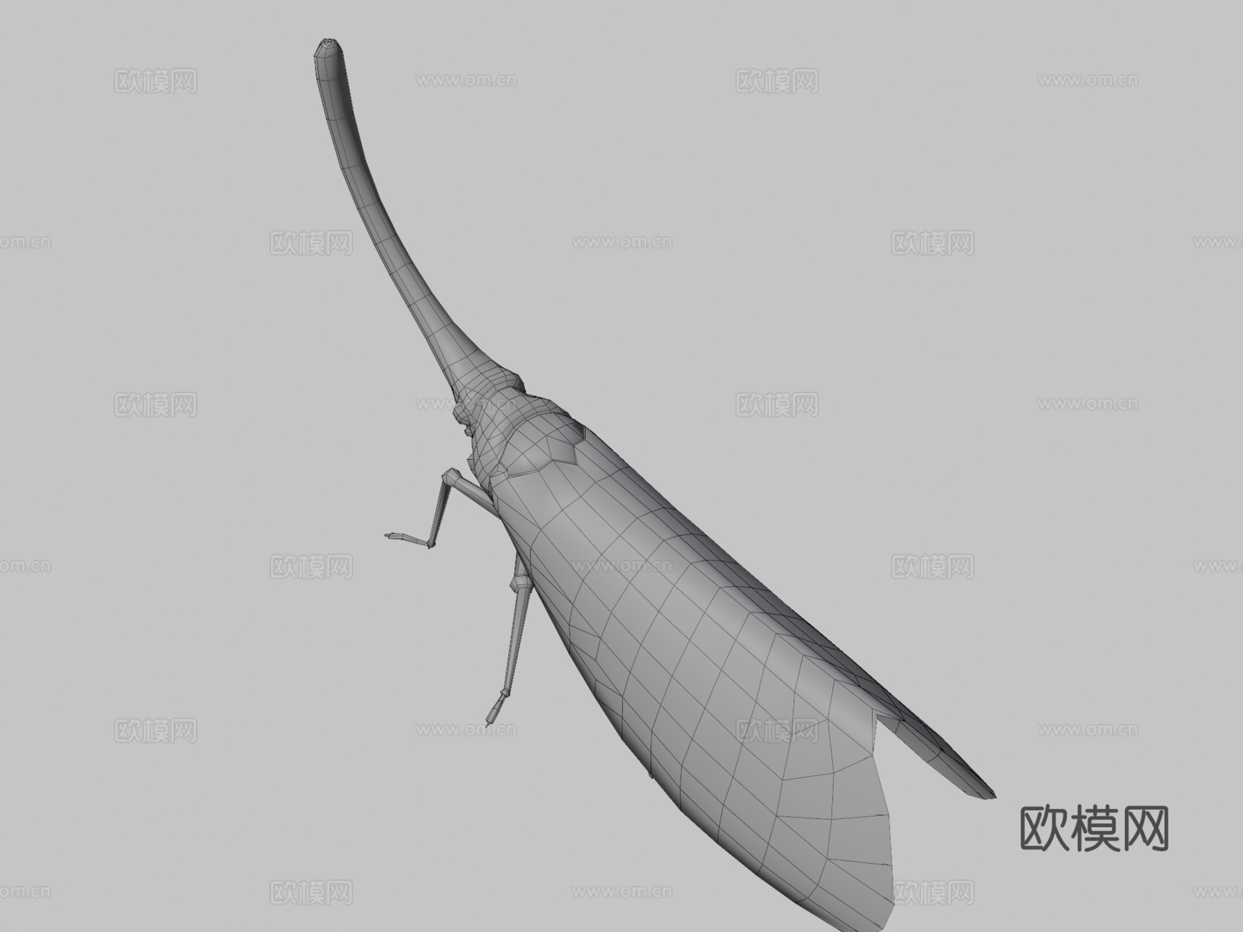 灯笼低多边形su模型