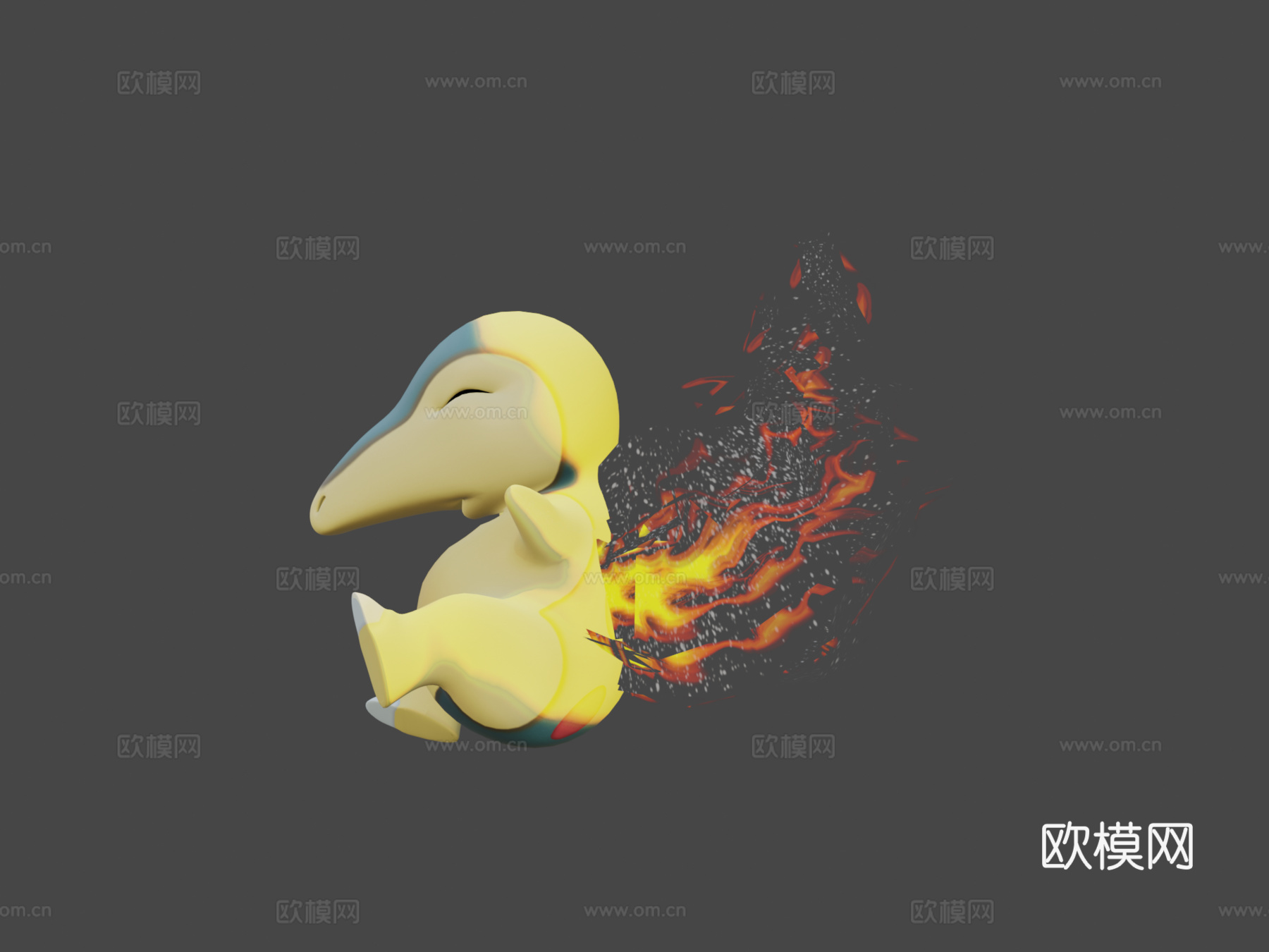 火球鼠su模型下载（渲染图8）