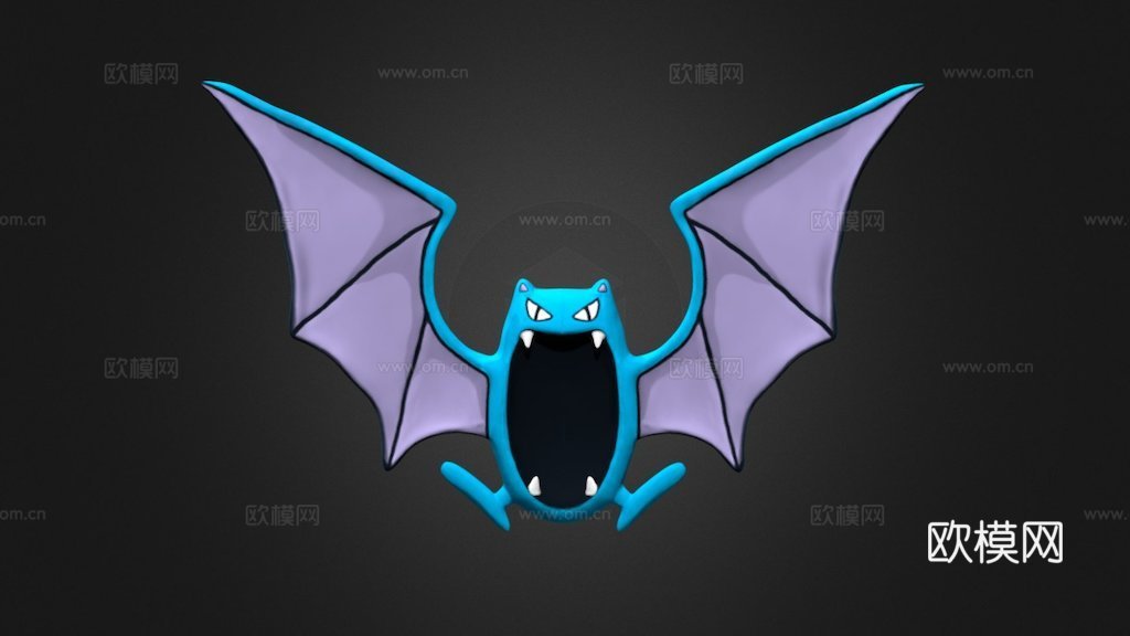 宝可梦大嘴蝠su模型