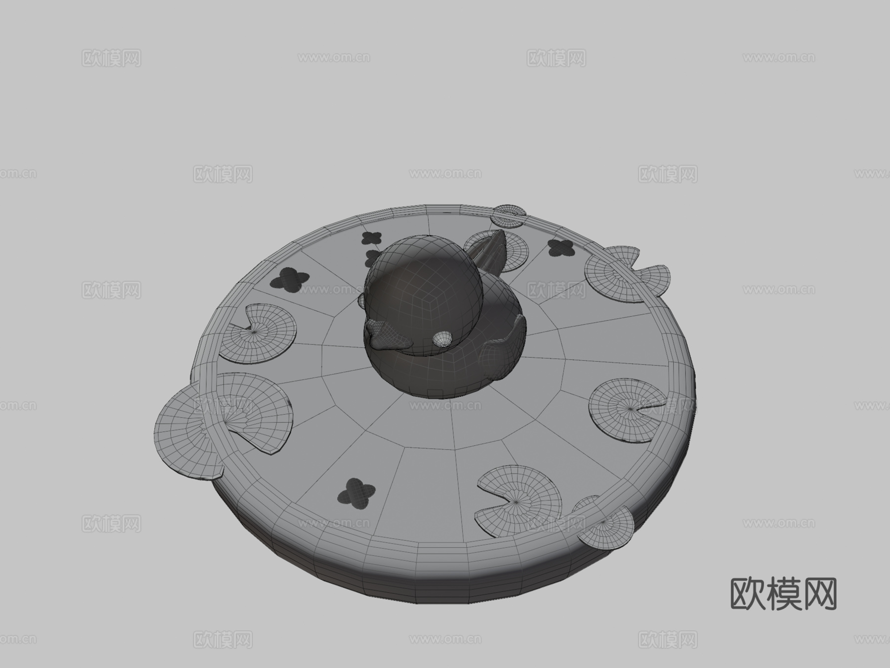 鸭子池塘su模型下载（渲染图3）