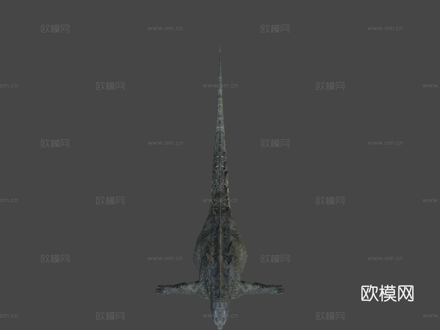 哥斯拉江南Stylesu模型下载（渲染图5）