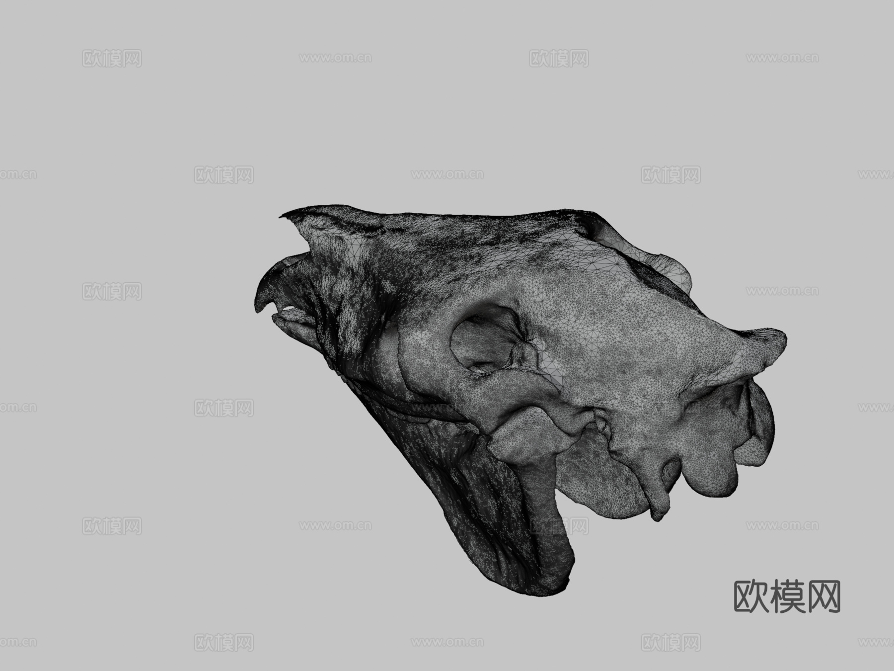 起重机马su模型