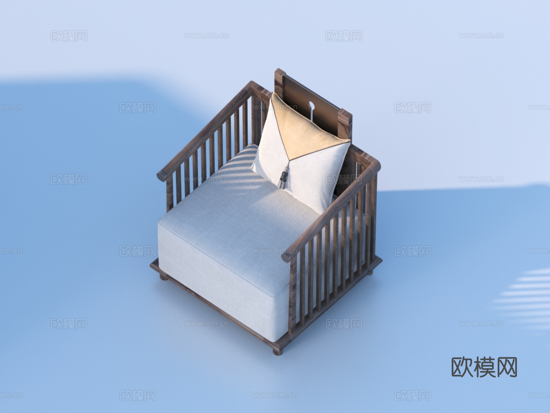 转角沙发 沙发3d模型下载