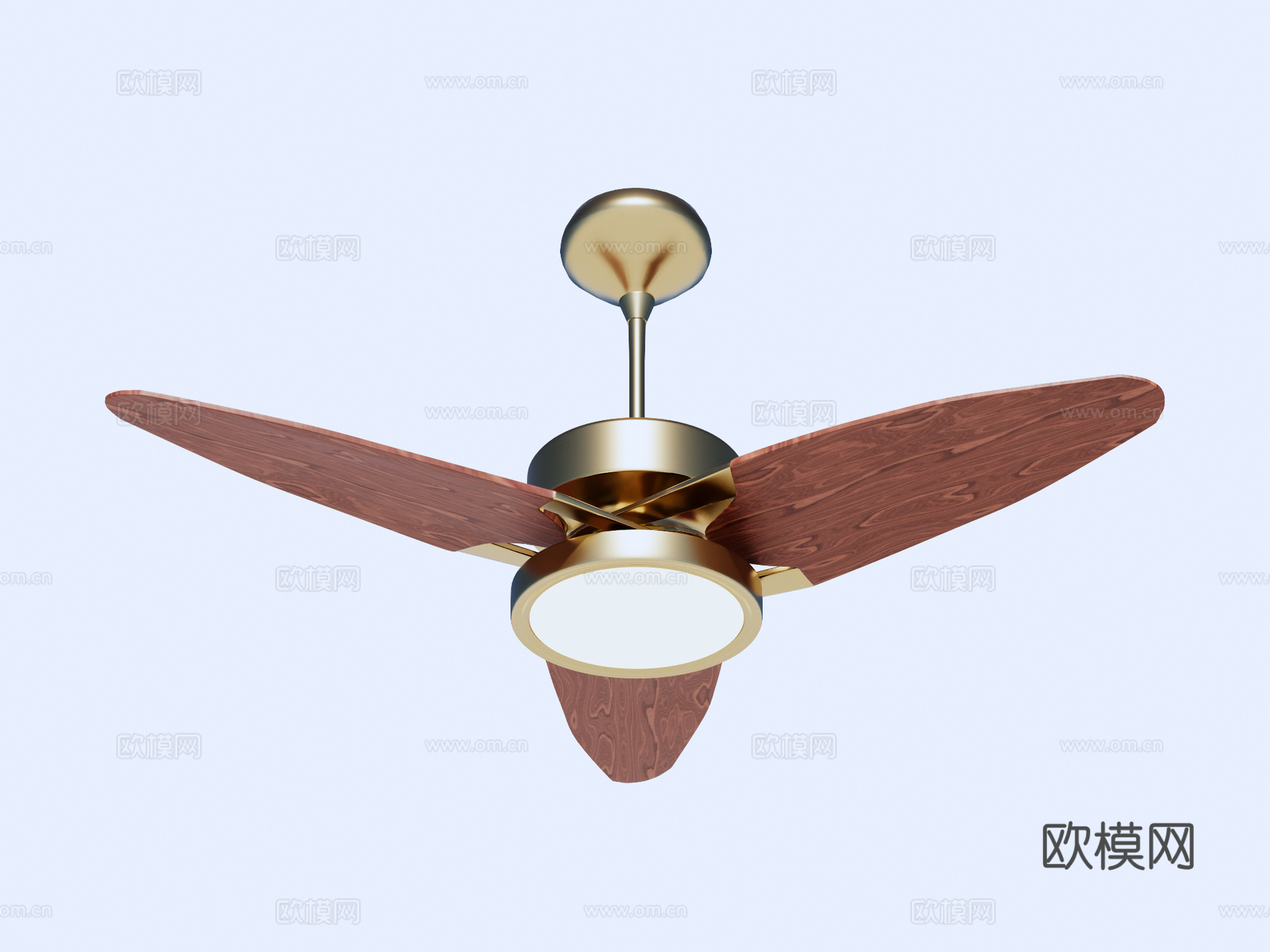 风扇 吊扇 风扇灯su模型下载（渲染图1）