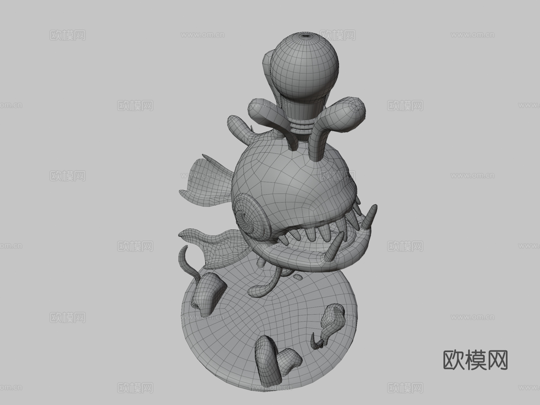 深海鮟鱇漂流物su模型