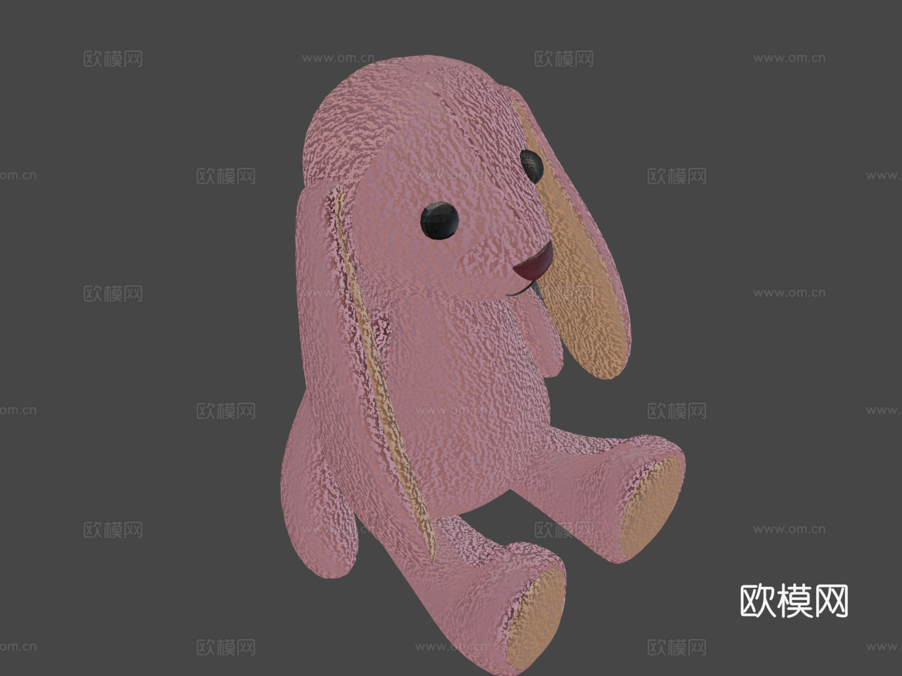 兔子玩偶su模型