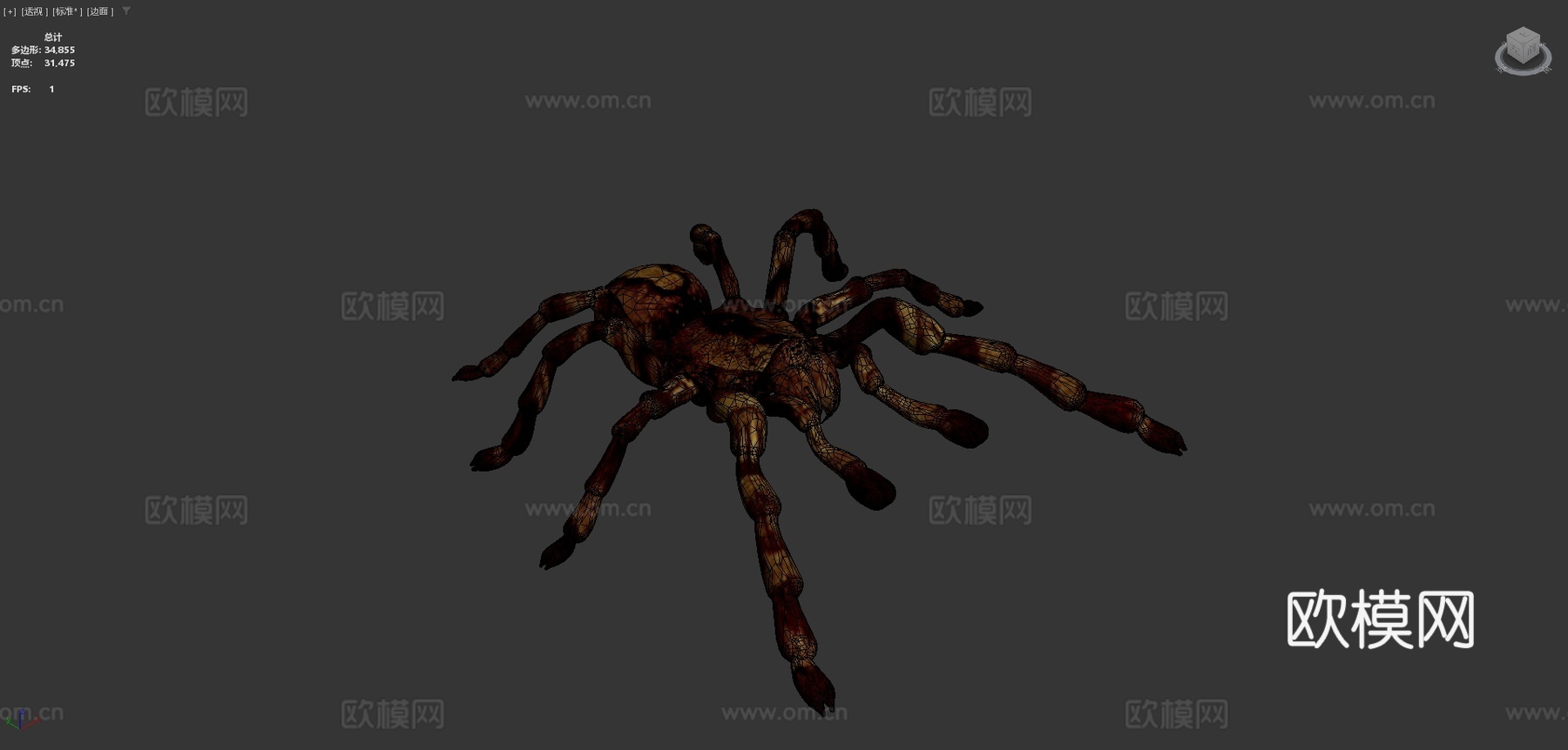 狼蛛su模型下载（渲染图4）
