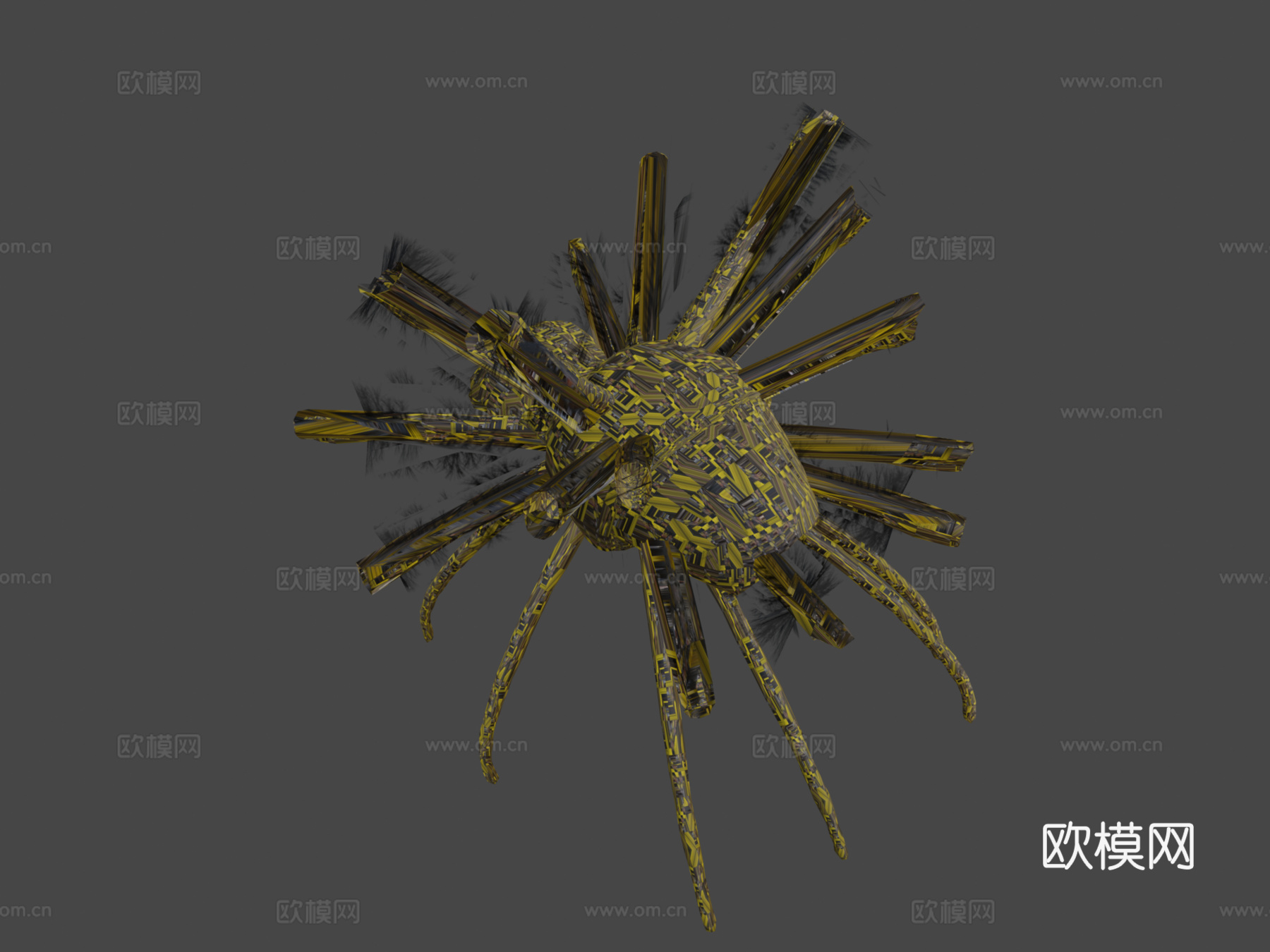 金丝圆蛛su模型下载（渲染图8）