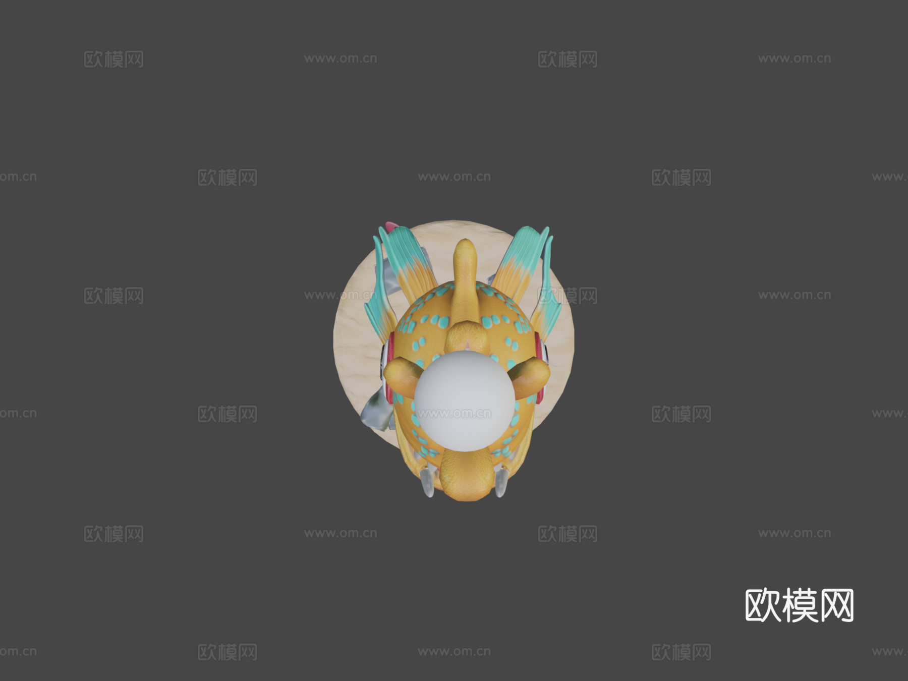 深海鮟鱇漂流物su模型