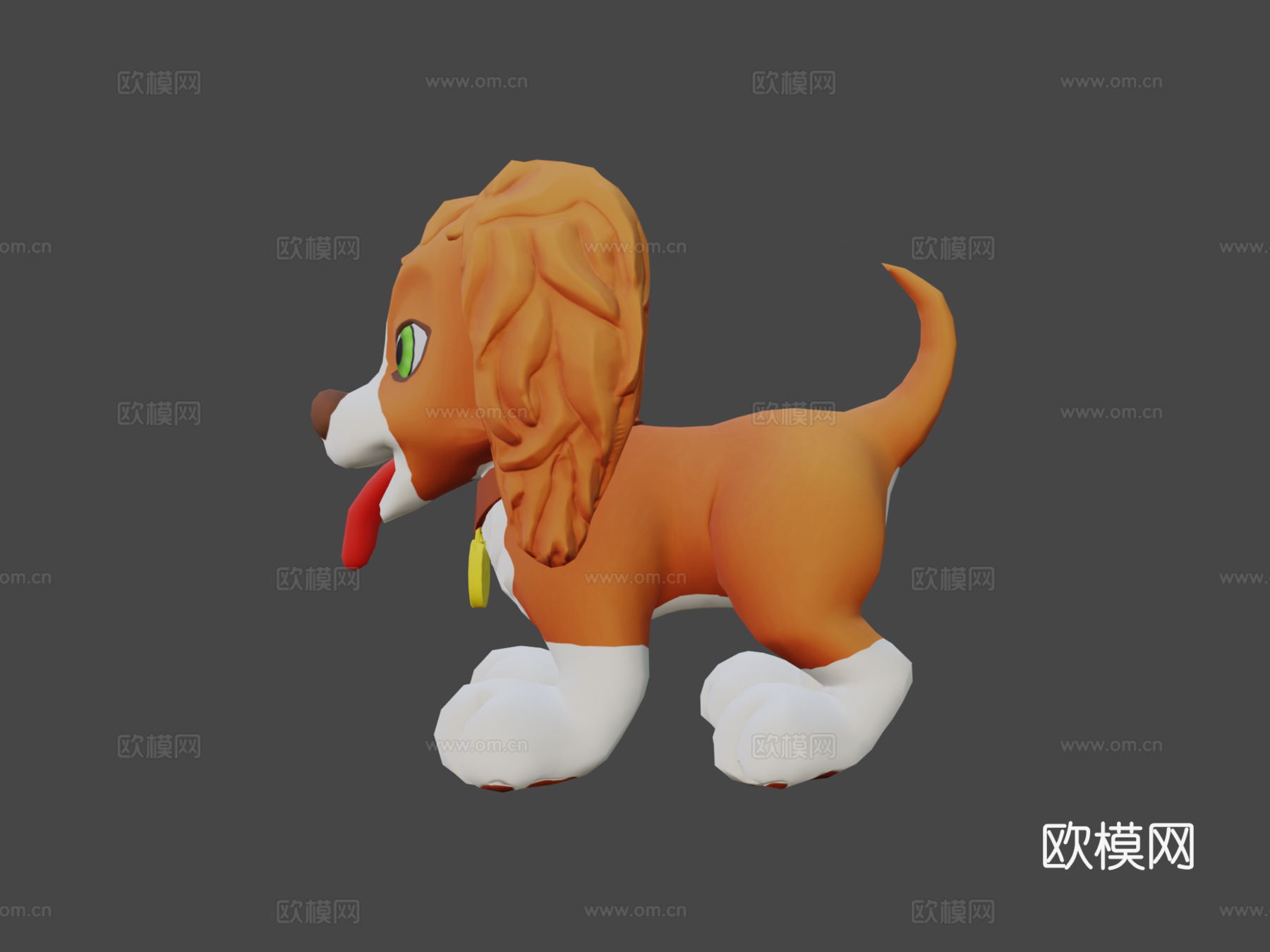 卡通狗su模型下载（渲染图7）
