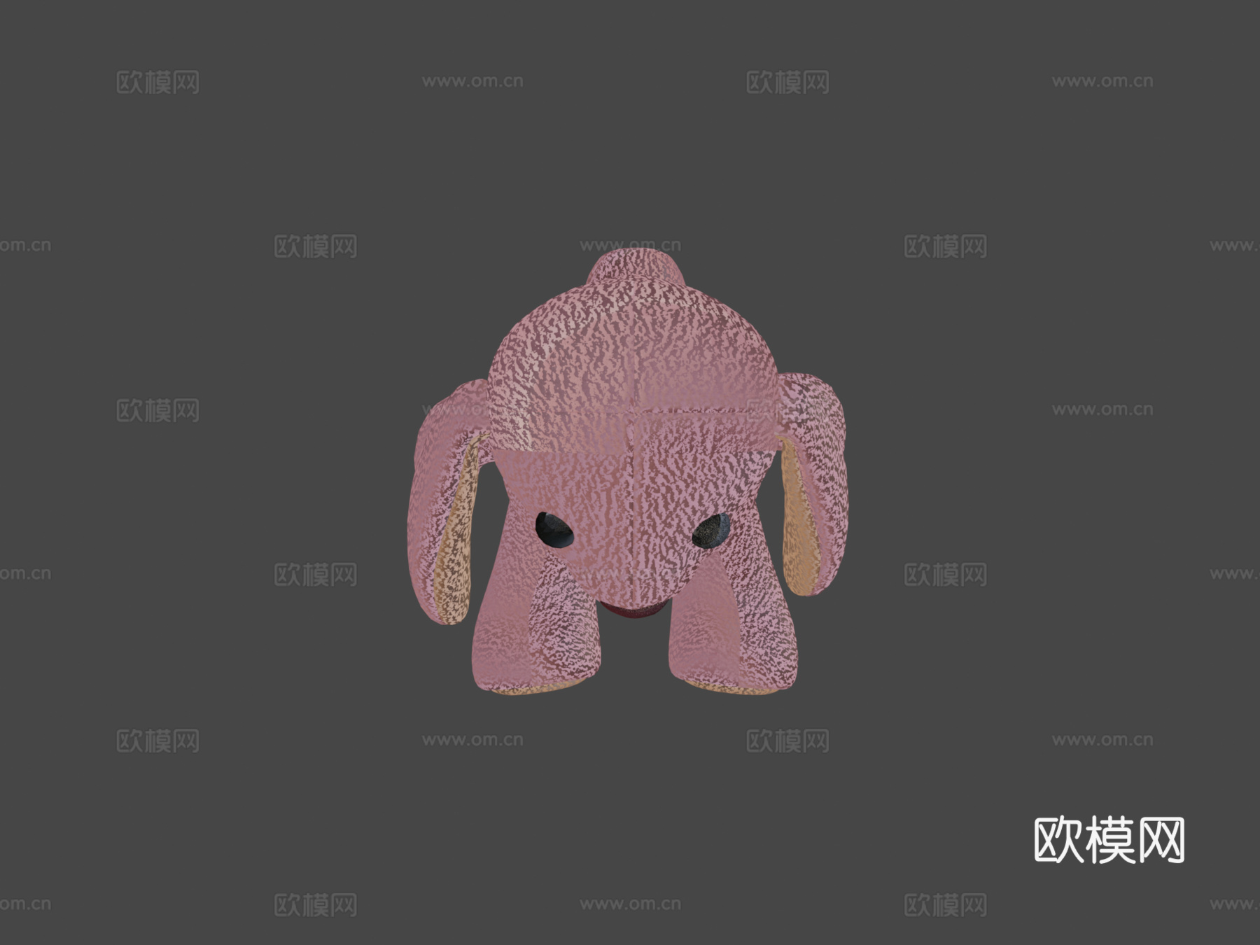 兔子玩偶su模型