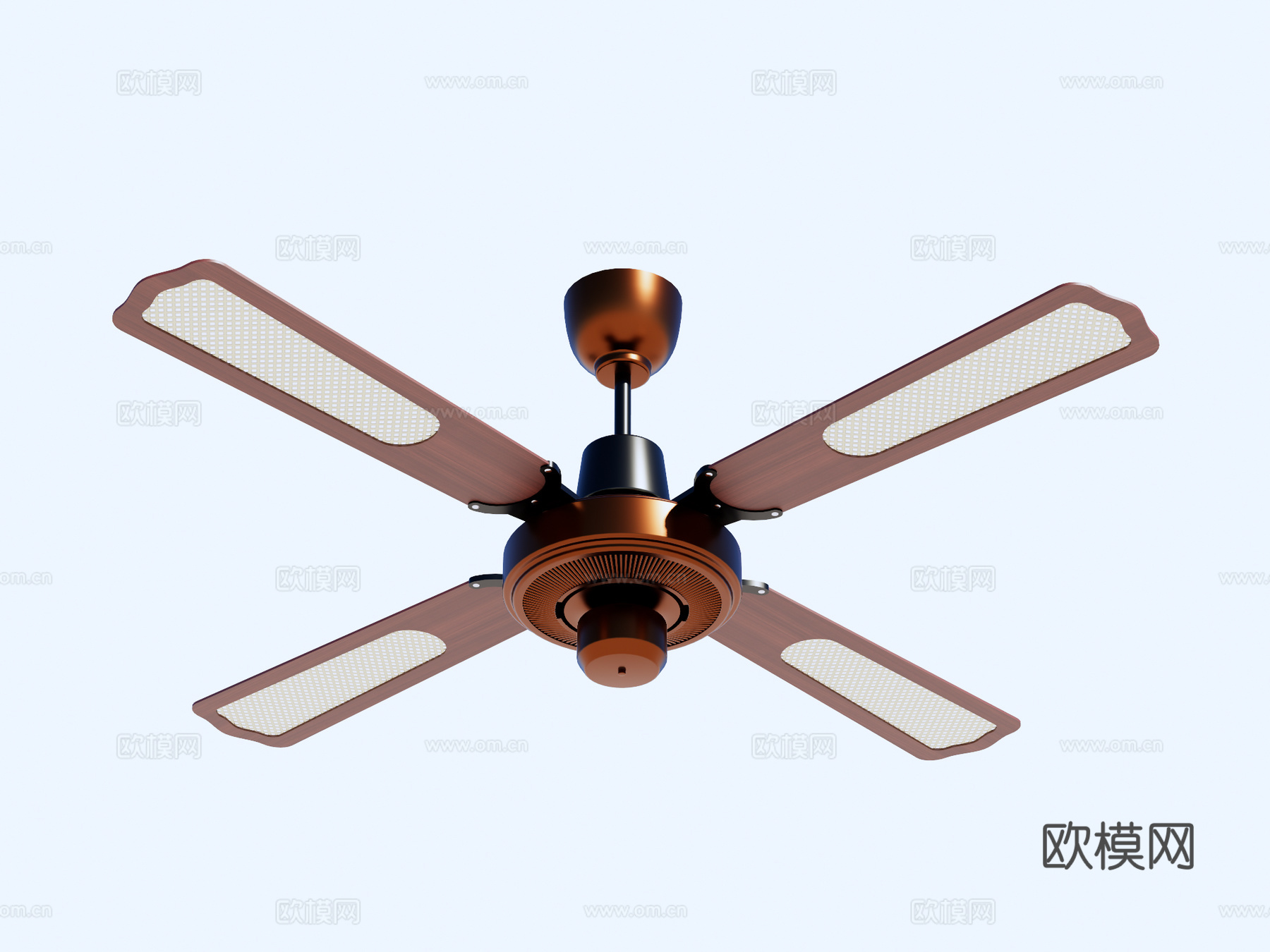 风扇 吊扇su模型下载（渲染图1）