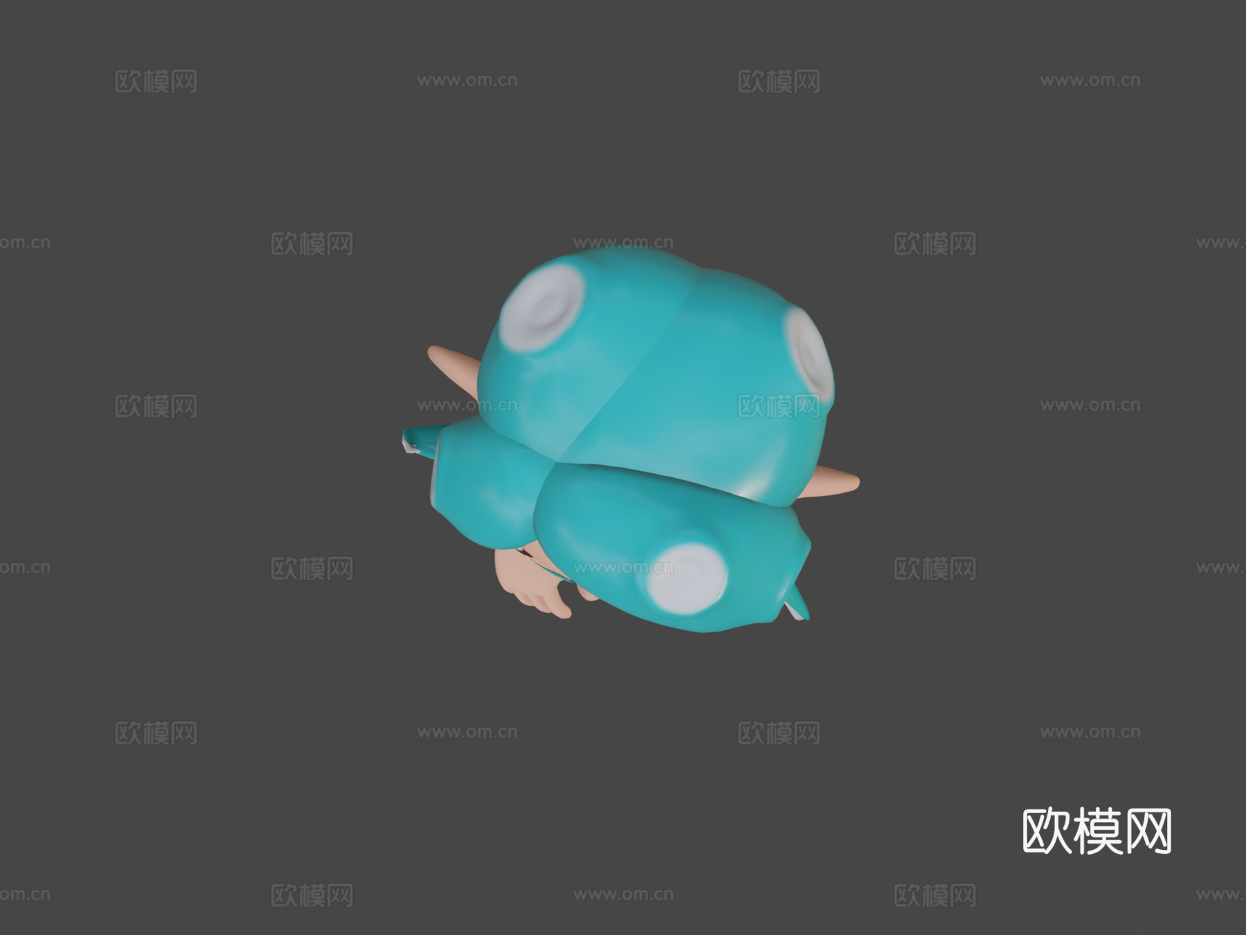 章鱼人su模型下载（渲染图5）