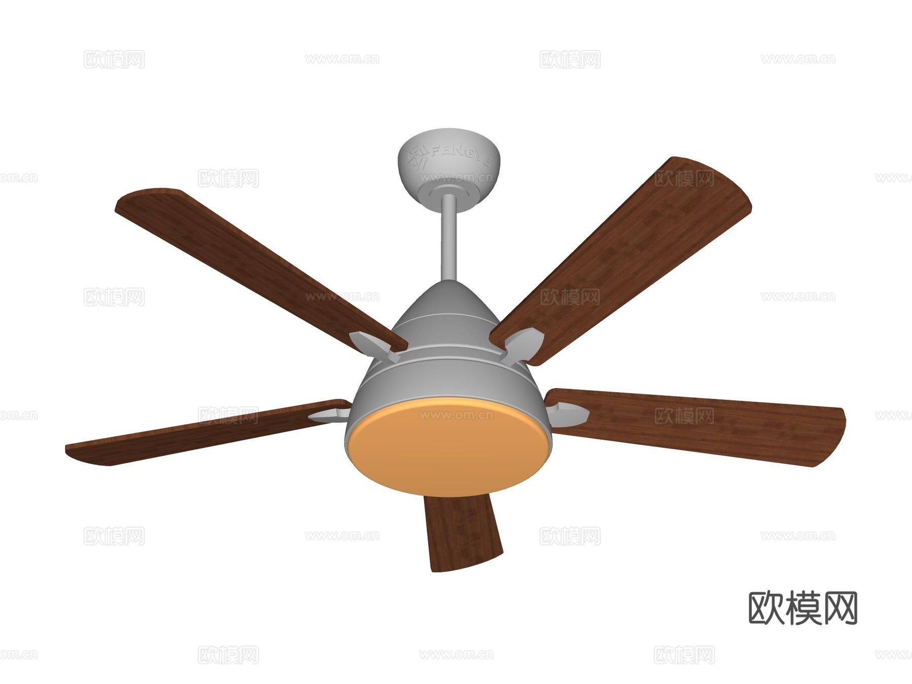 风扇 吊扇 风扇灯su模型下载（渲染图2）
