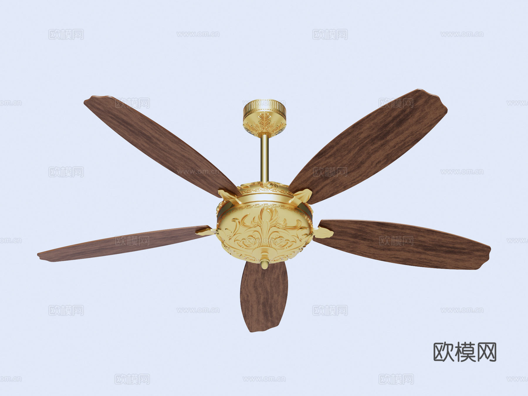 风扇 吊扇su模型下载（渲染图1）