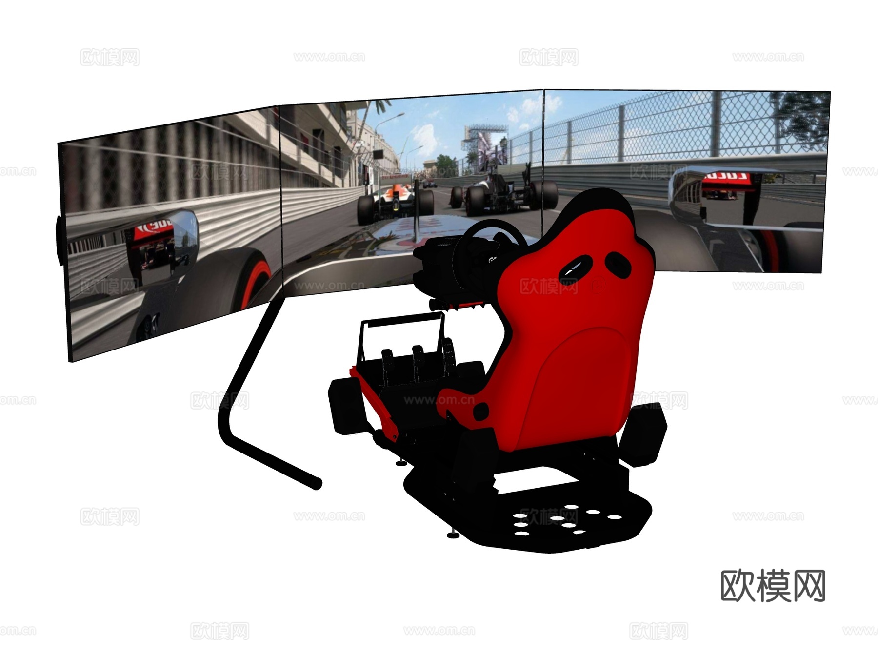 赛车模拟器su模型