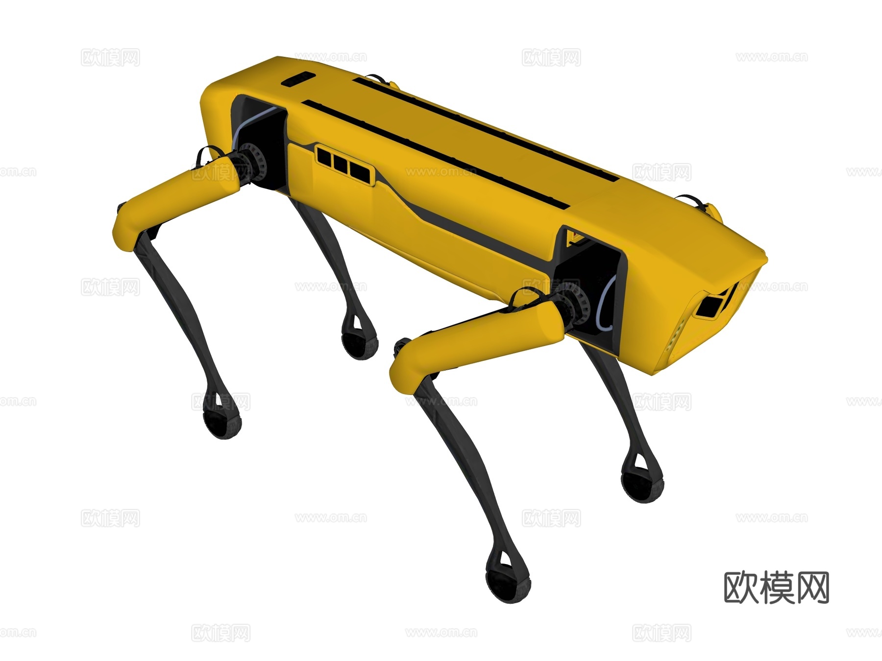 机器狗 波士顿动力su模型下载（渲染图2）