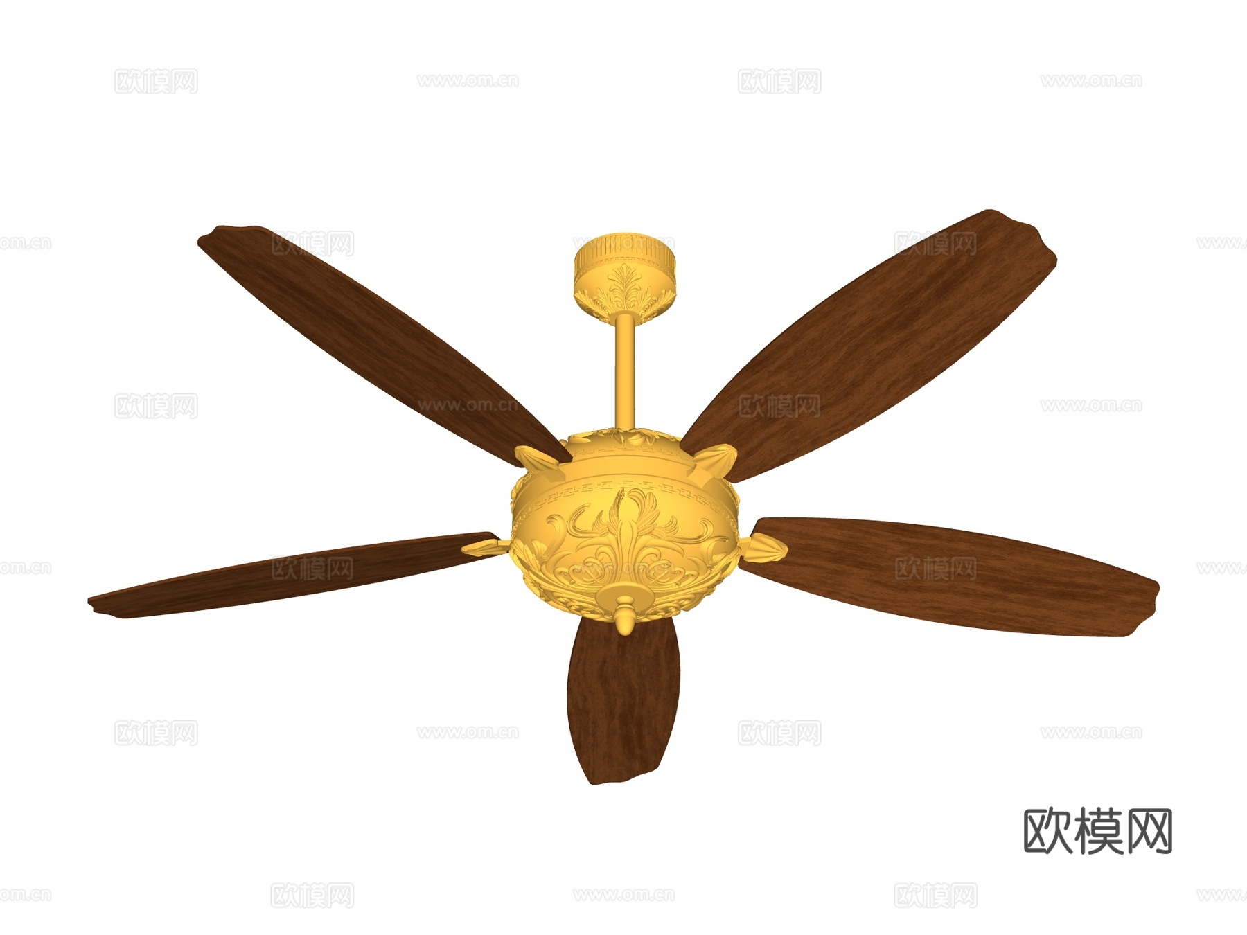 风扇 吊扇su模型下载（渲染图2）