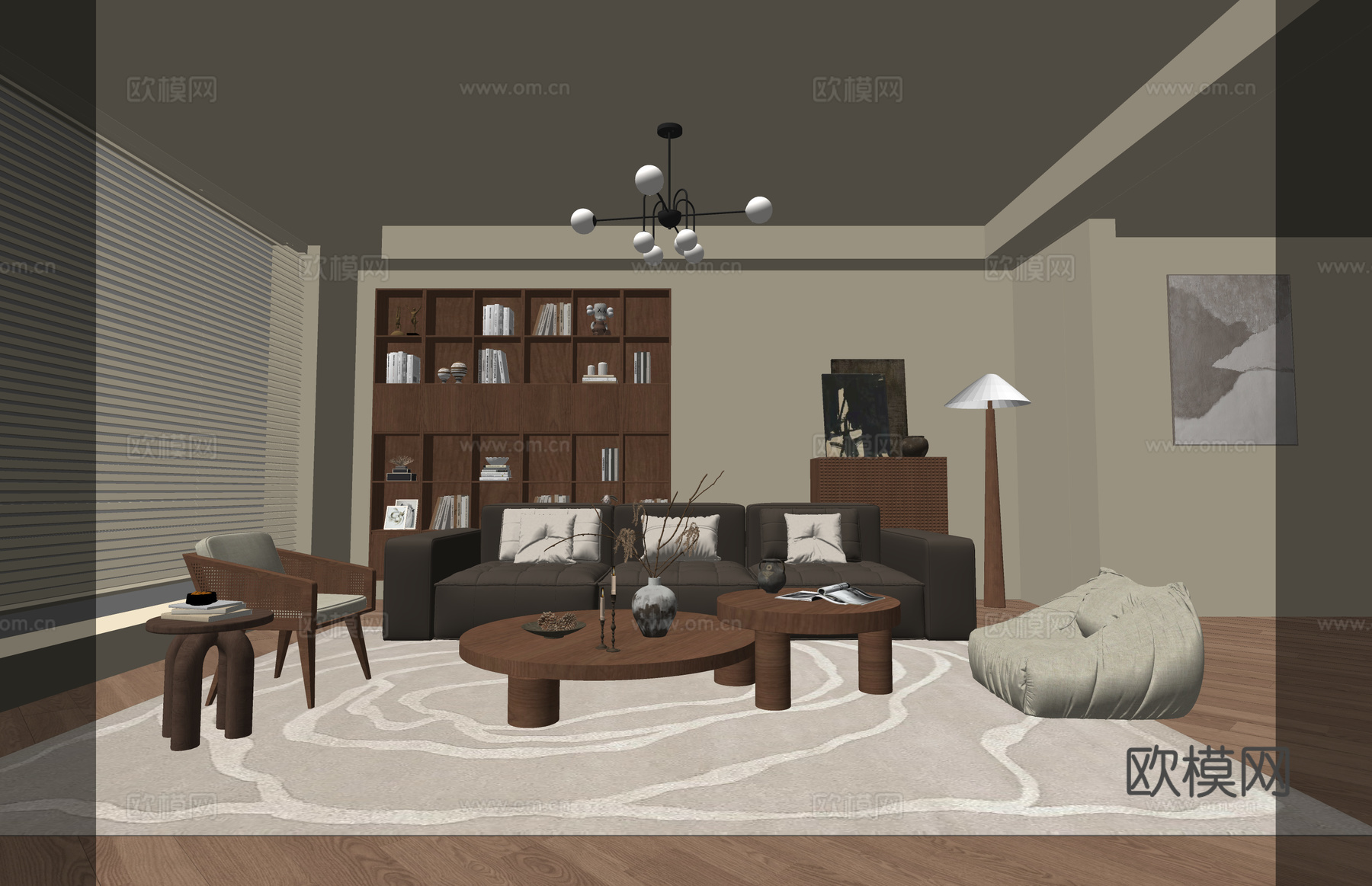 卫生间 客厅 厨房 衣帽间su模型下载