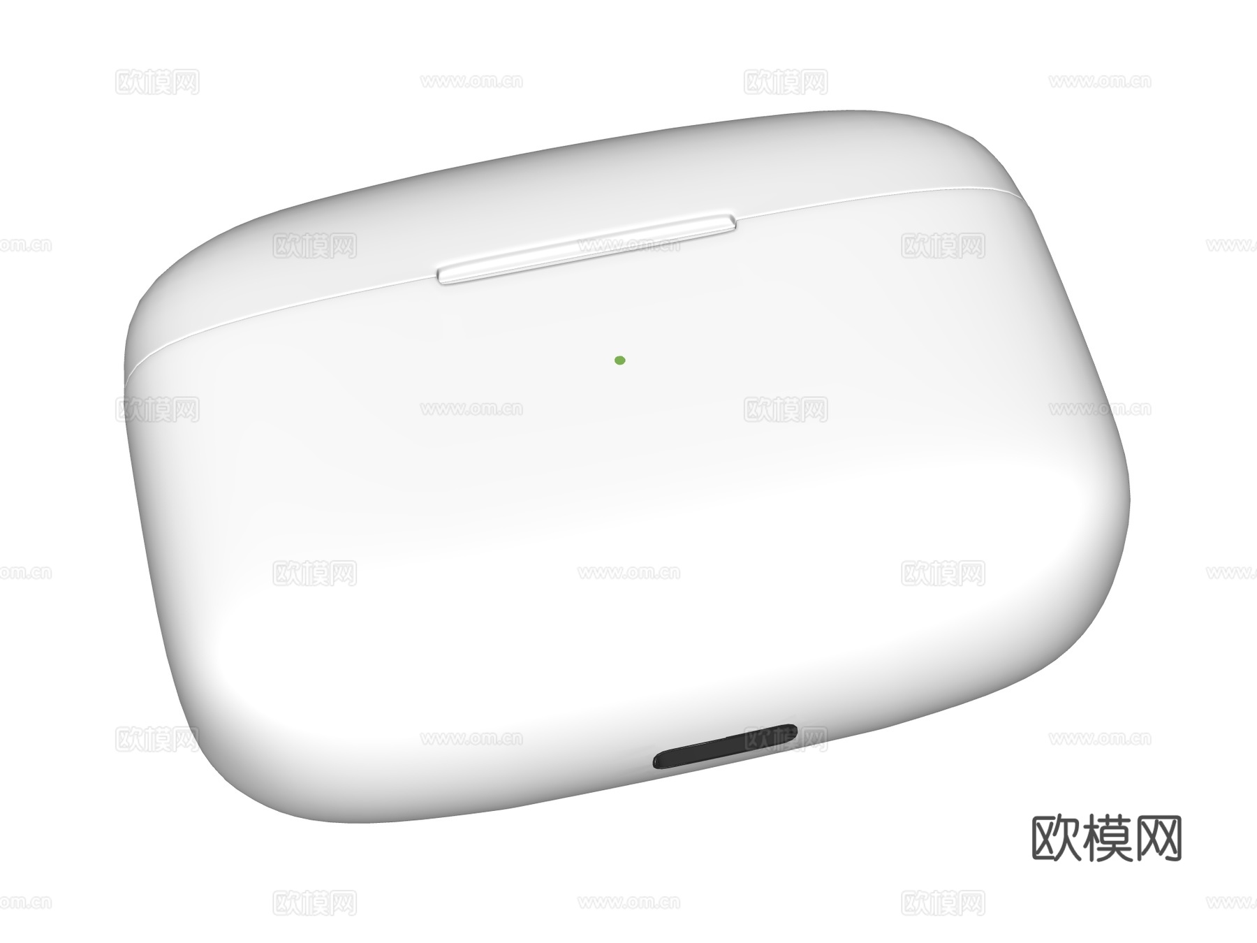 蓝牙耳机su模型下载（渲染图2）