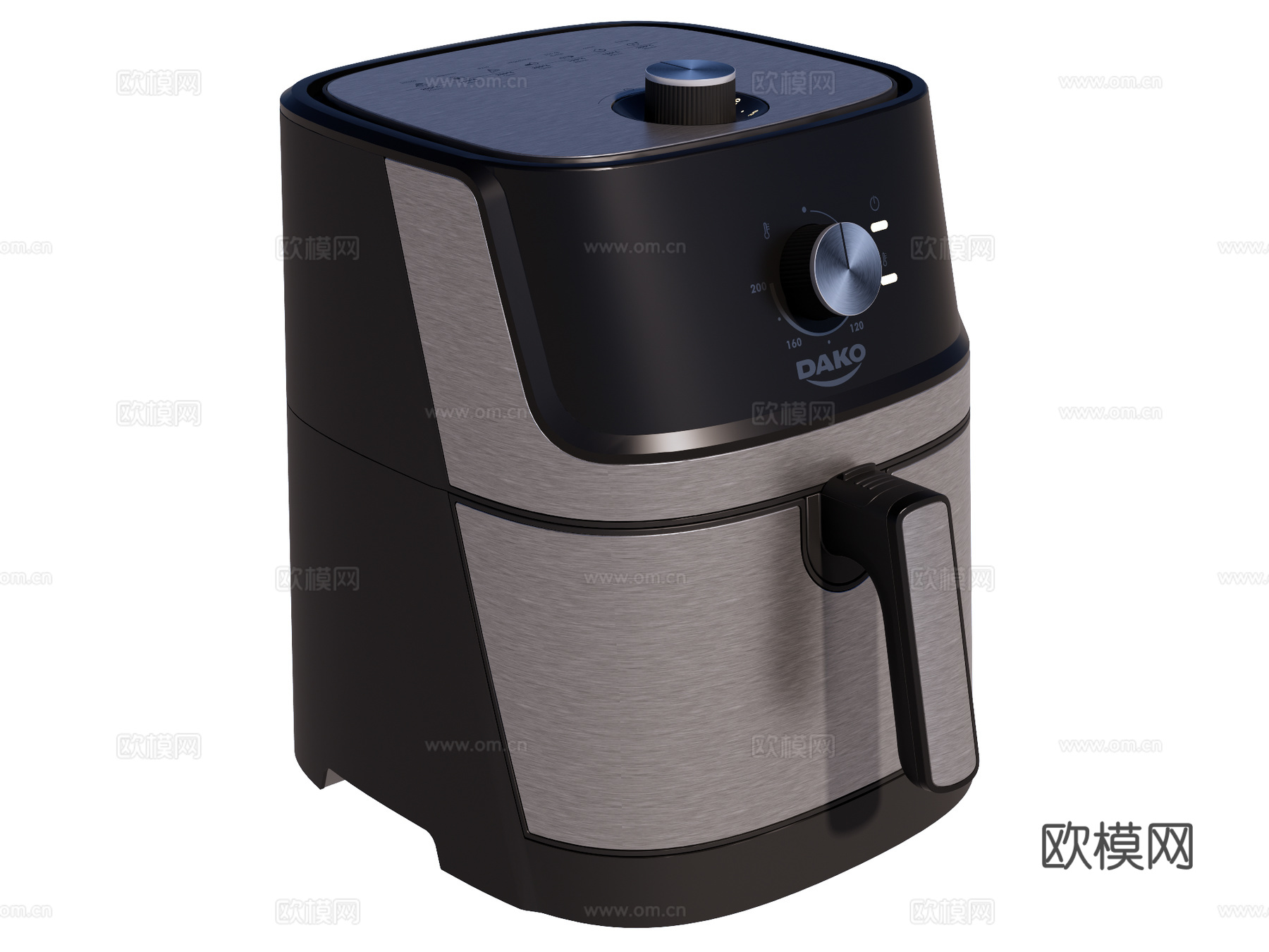 空气炸锅su模型下载（渲染图1）