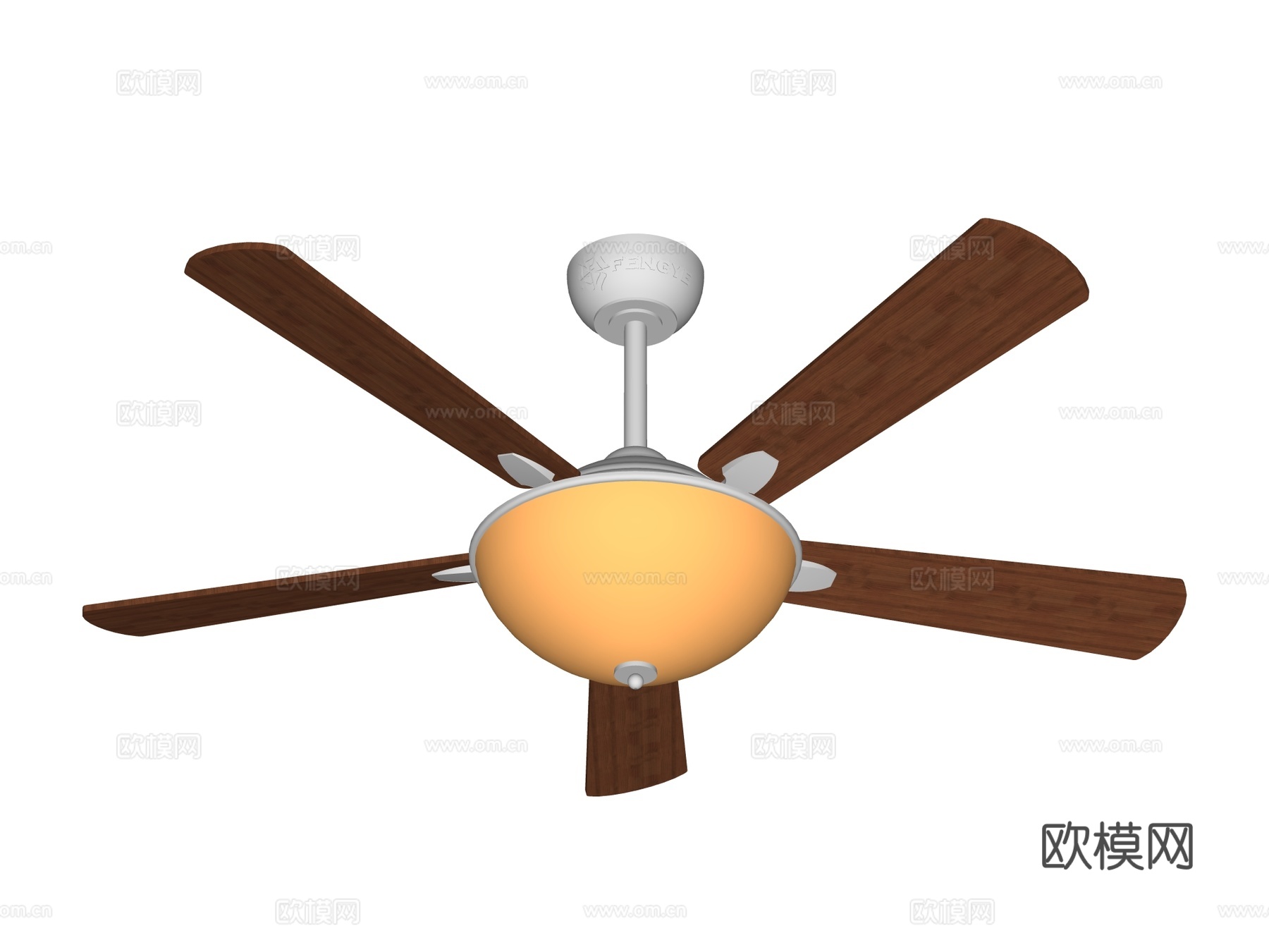 风扇 吊扇 风扇灯su模型下载（渲染图2）