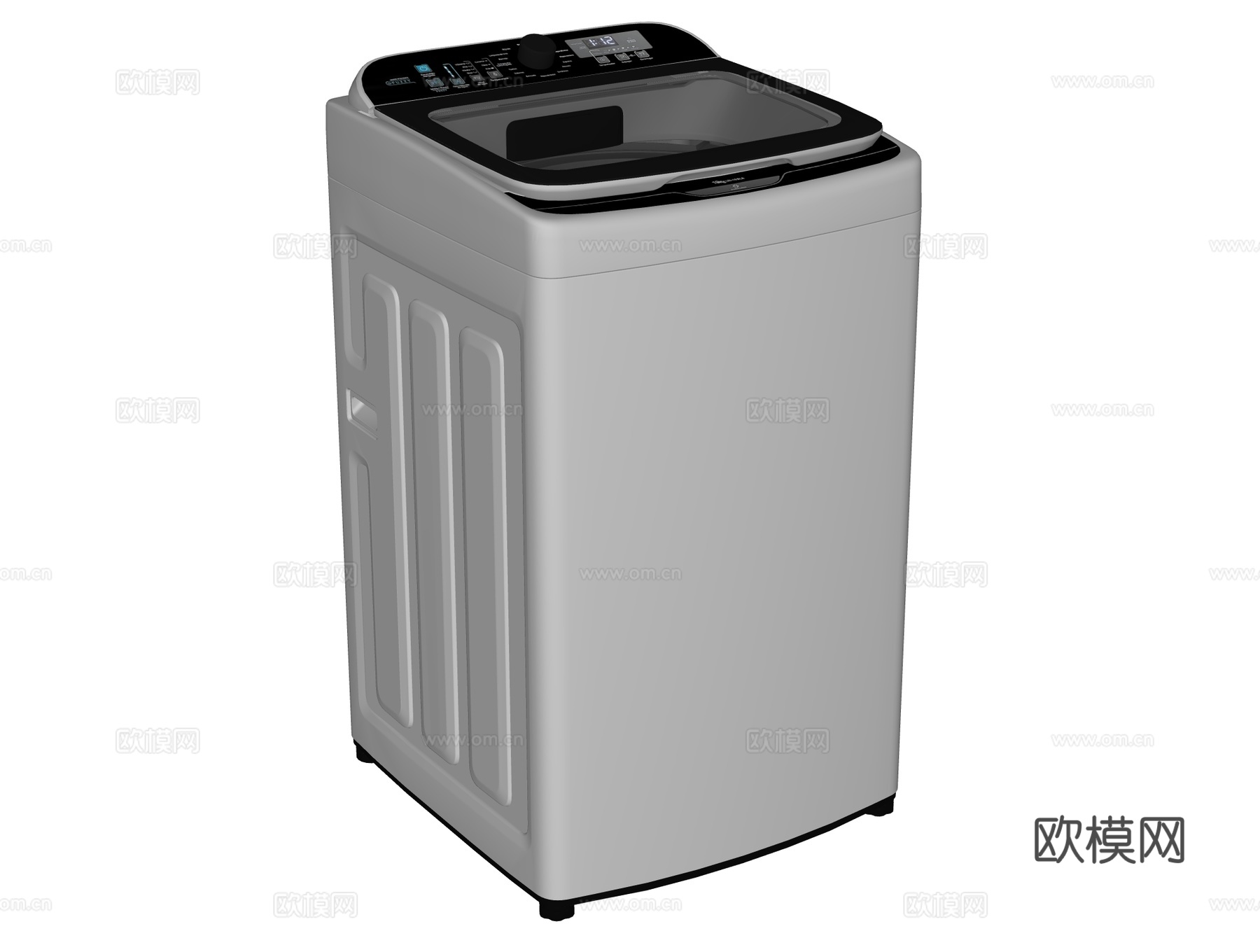 波轮洗衣机su模型下载（渲染图2）